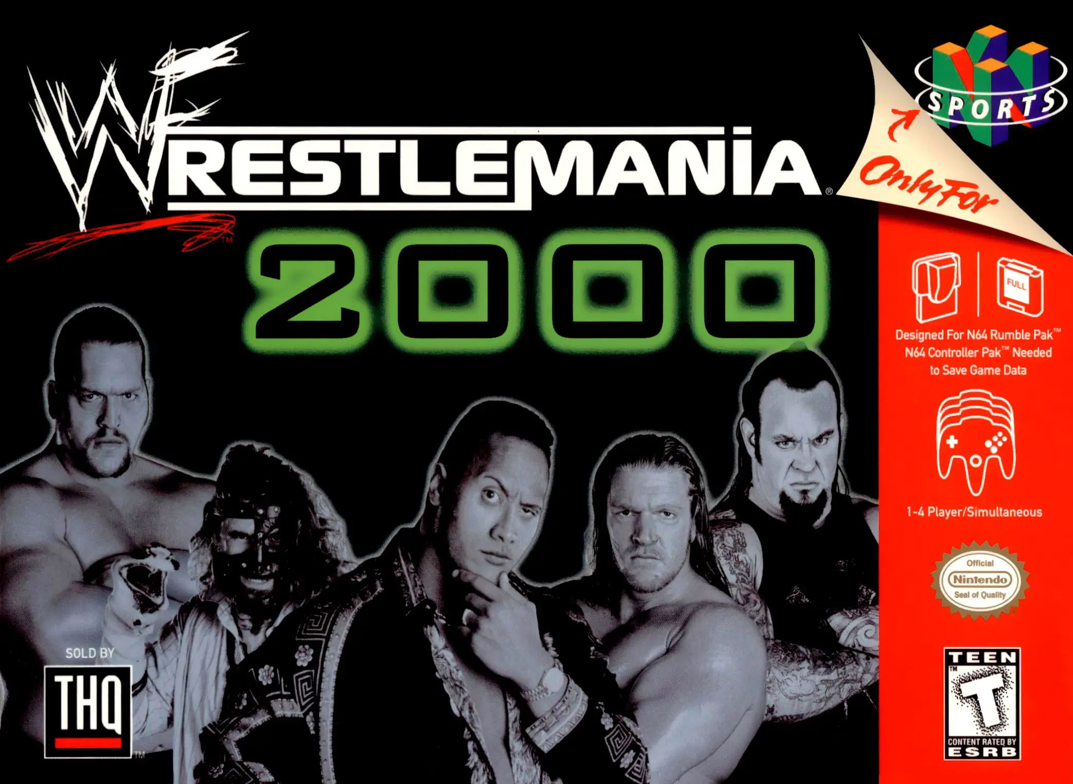 Capa de WWF WrestleMania 2000