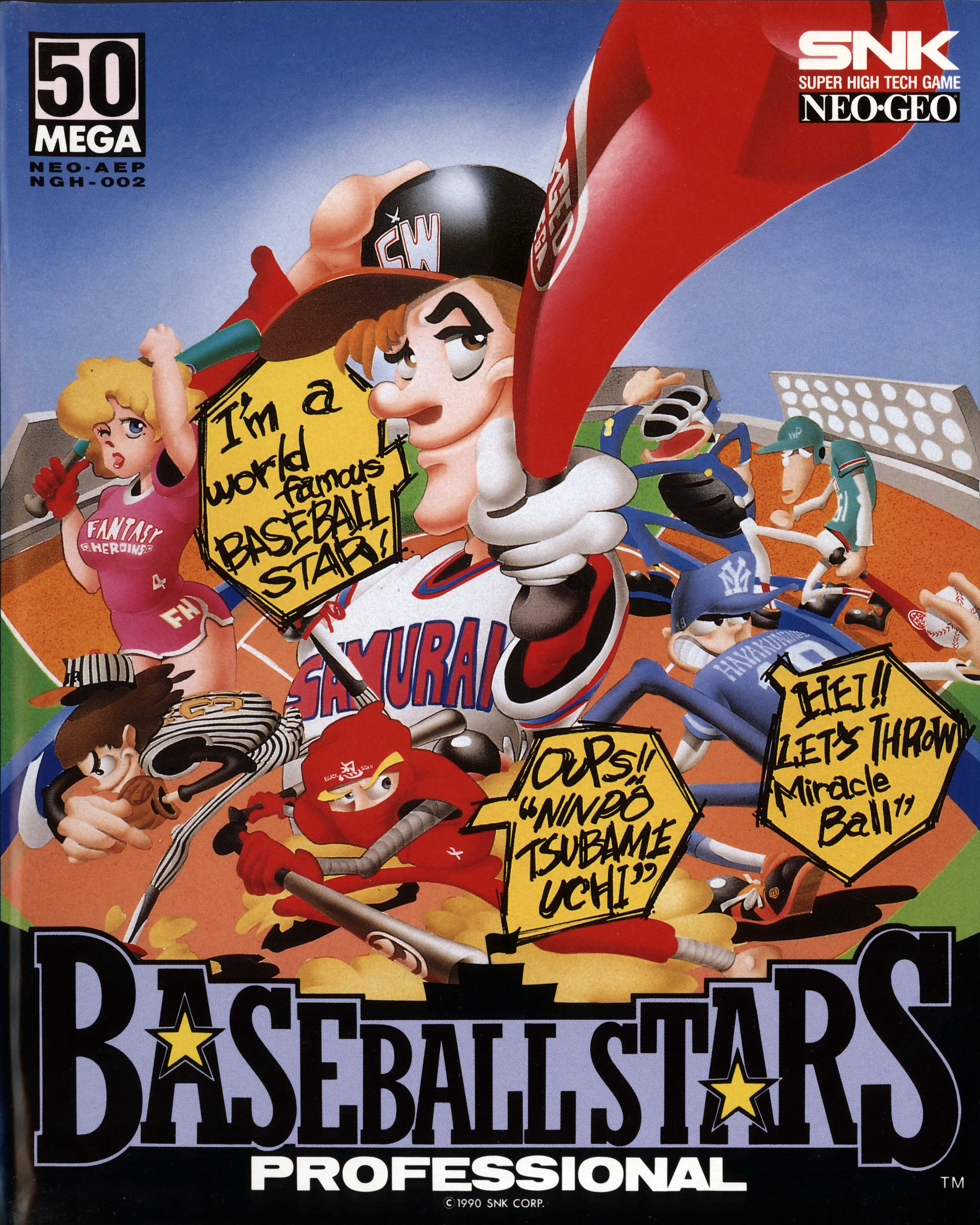 Capa de Baseball Stars Professional