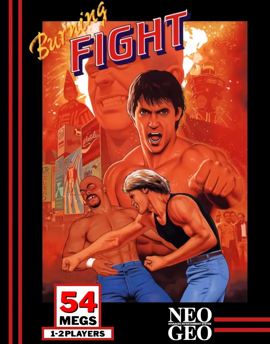 Capa de Burning Fight