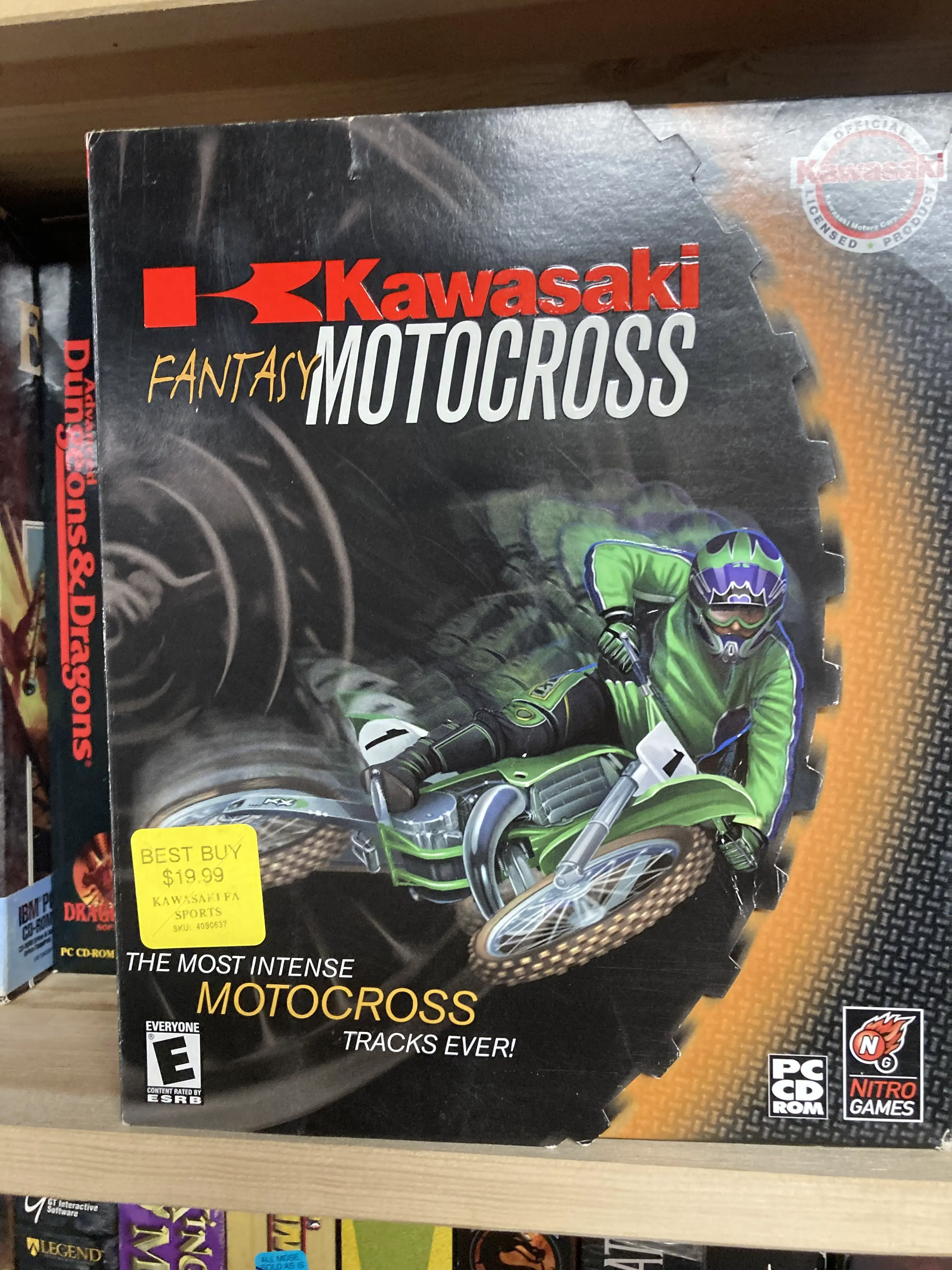 Capa de Kawasaki Fantasy Motocross