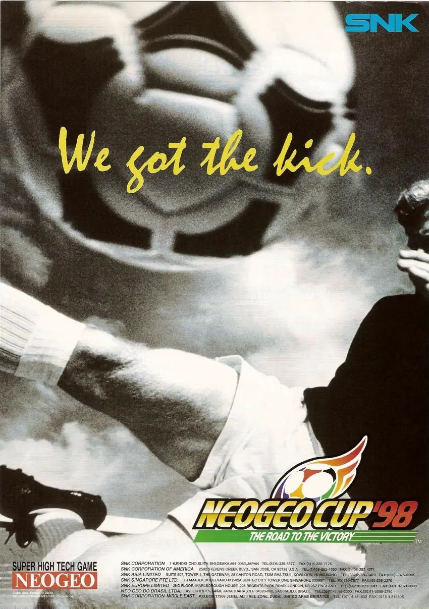 Capa de Neo Geo Cup '98: The Road to the Victory