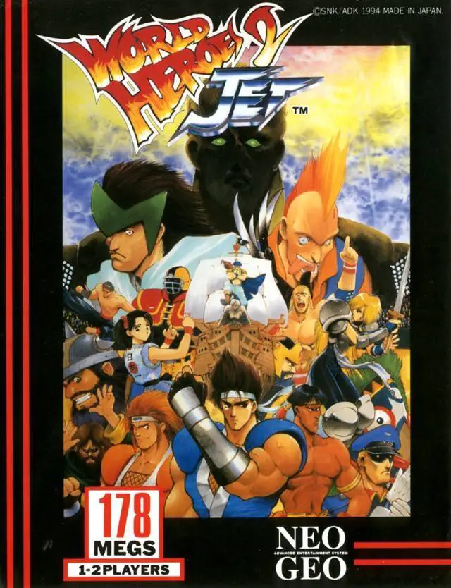 Capa de World Heroes 2 Jet