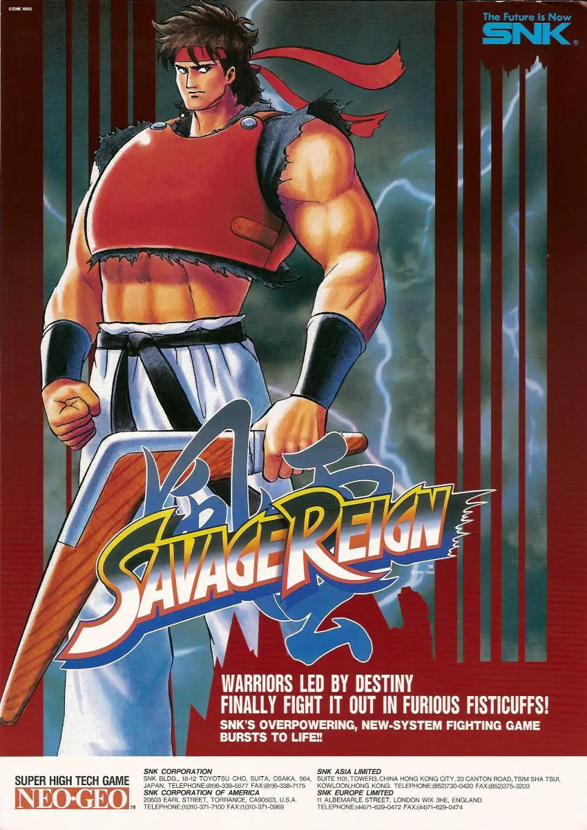 Capa de Savage Reign