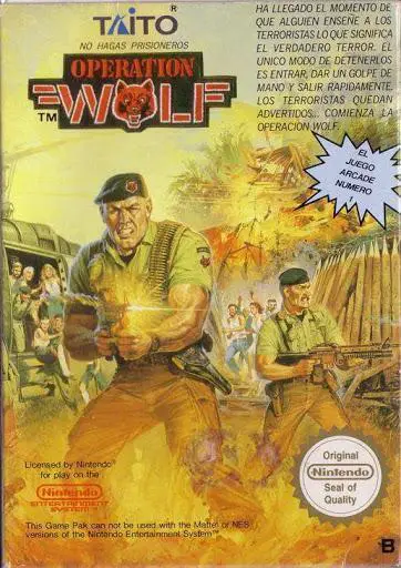 Capa de Operation Wolf
