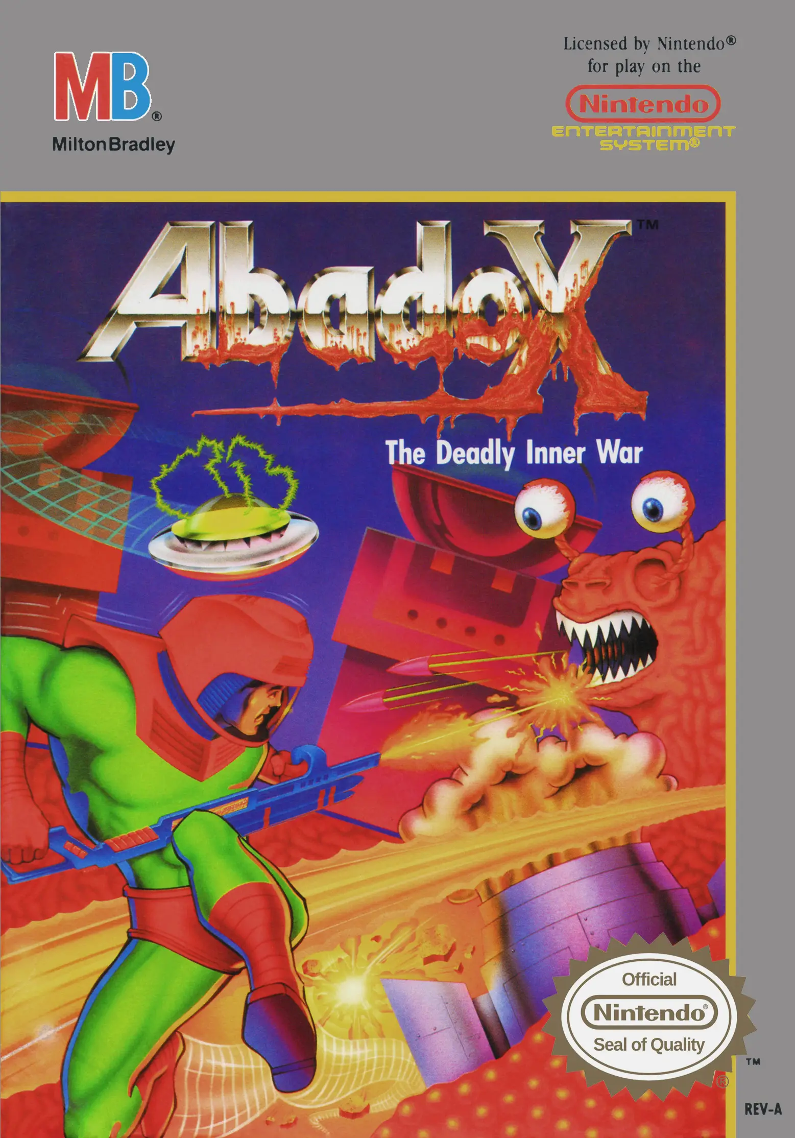 Capa de Abadox: The Deadly Inner War