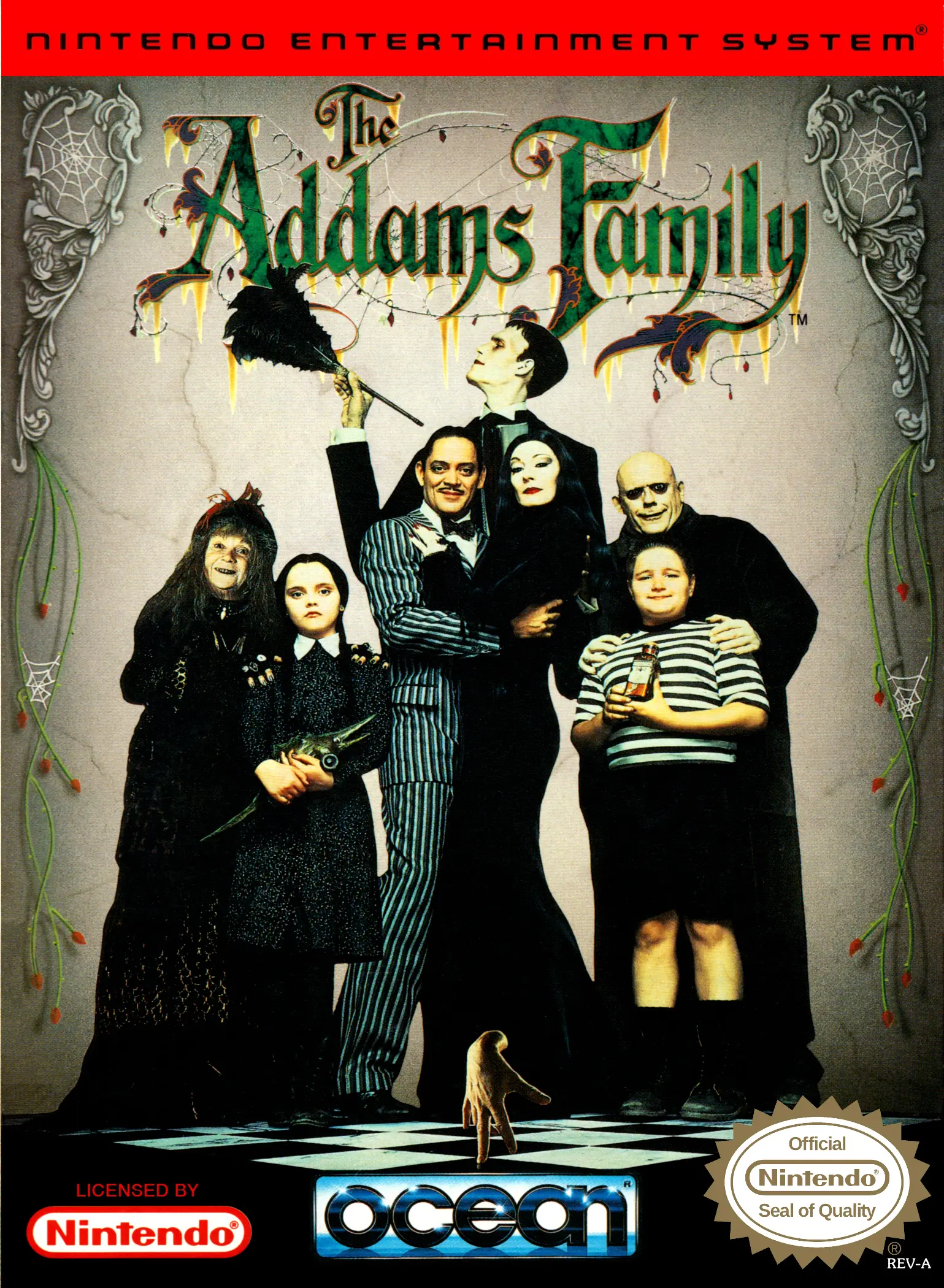 Capa de Addams Family