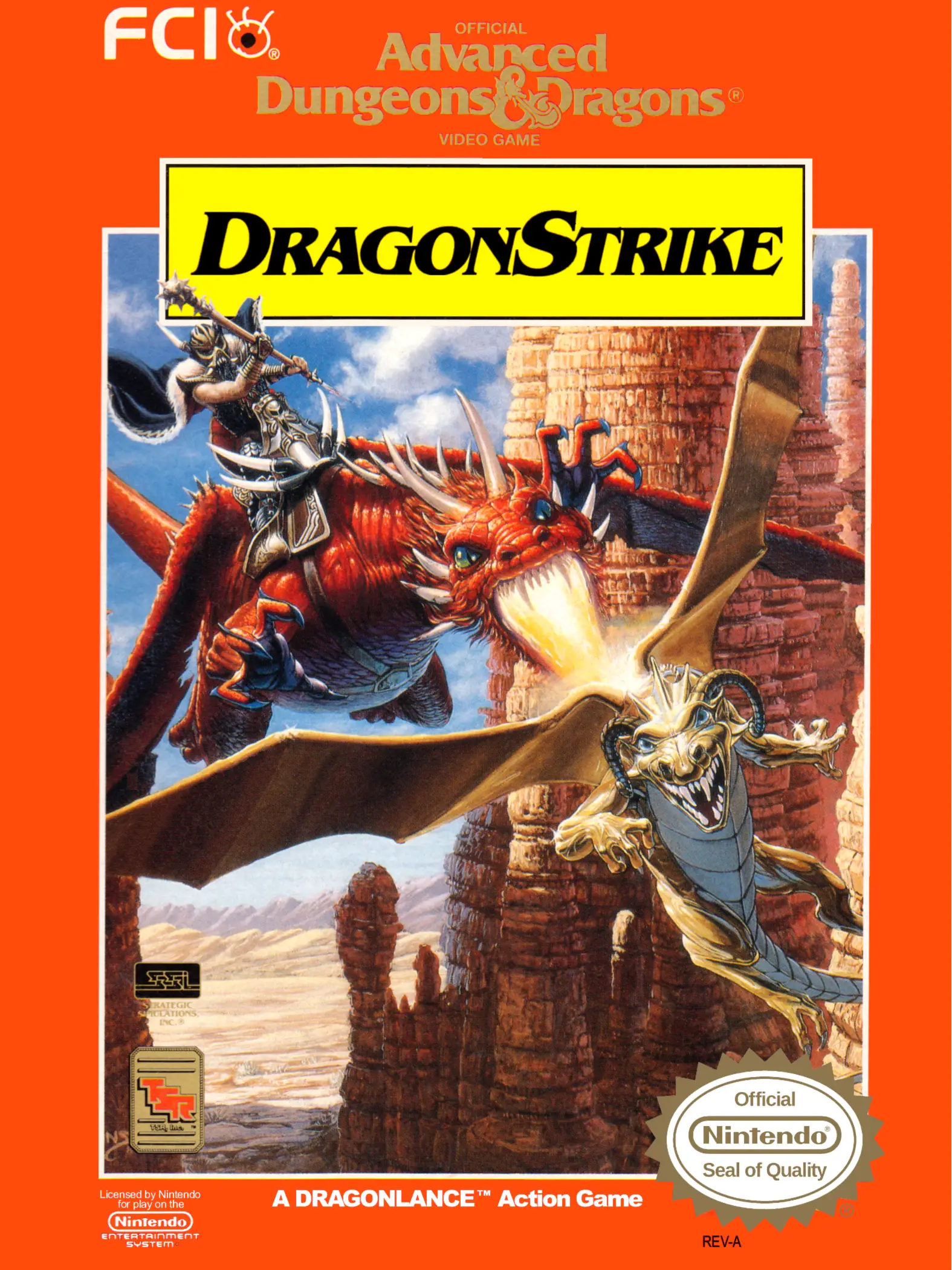 Capa de Advanced Dungeons & Dragons: DragonStrike