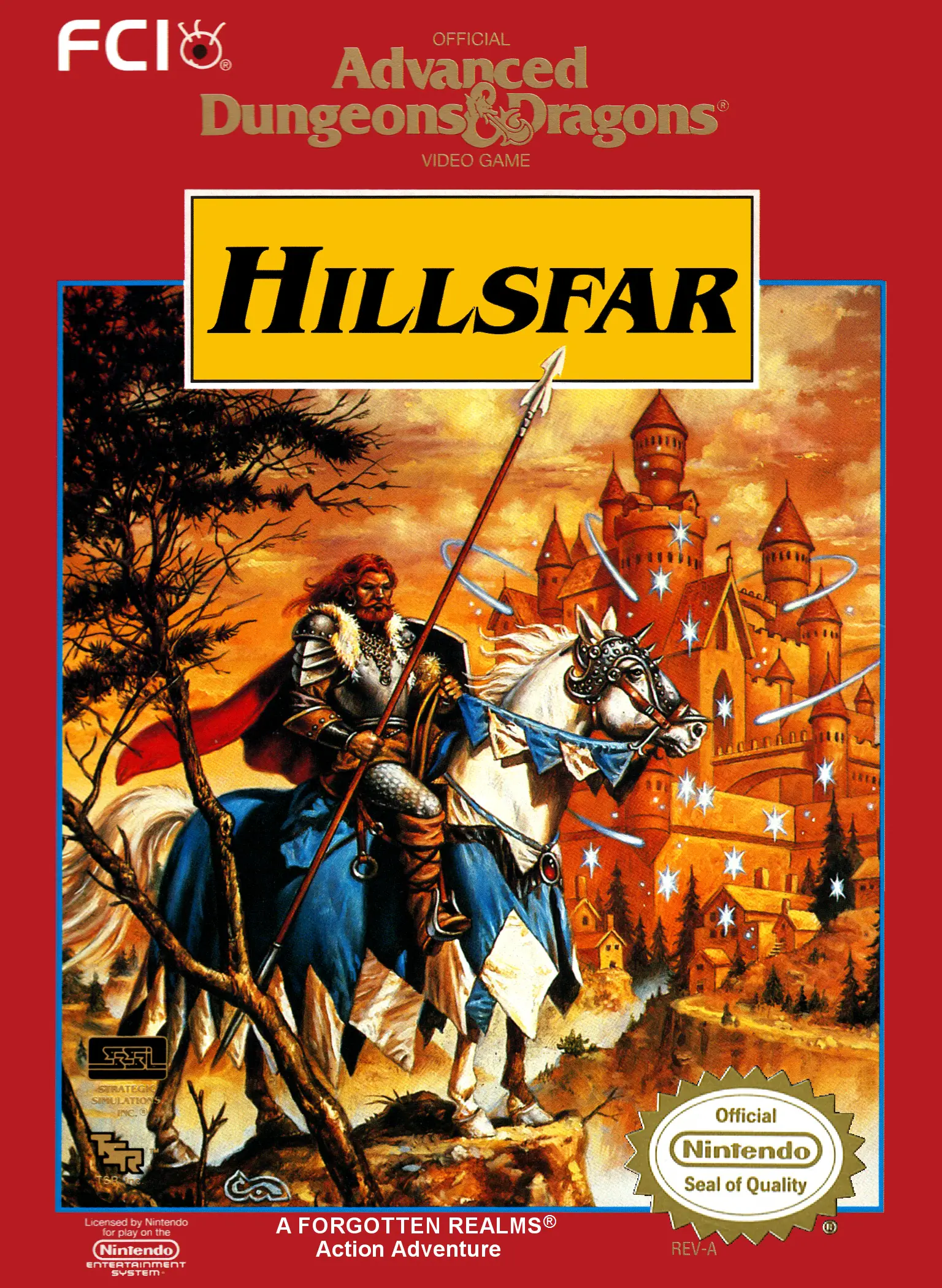 Capa de Advanced Dungeons & Dragons: Hillsfar
