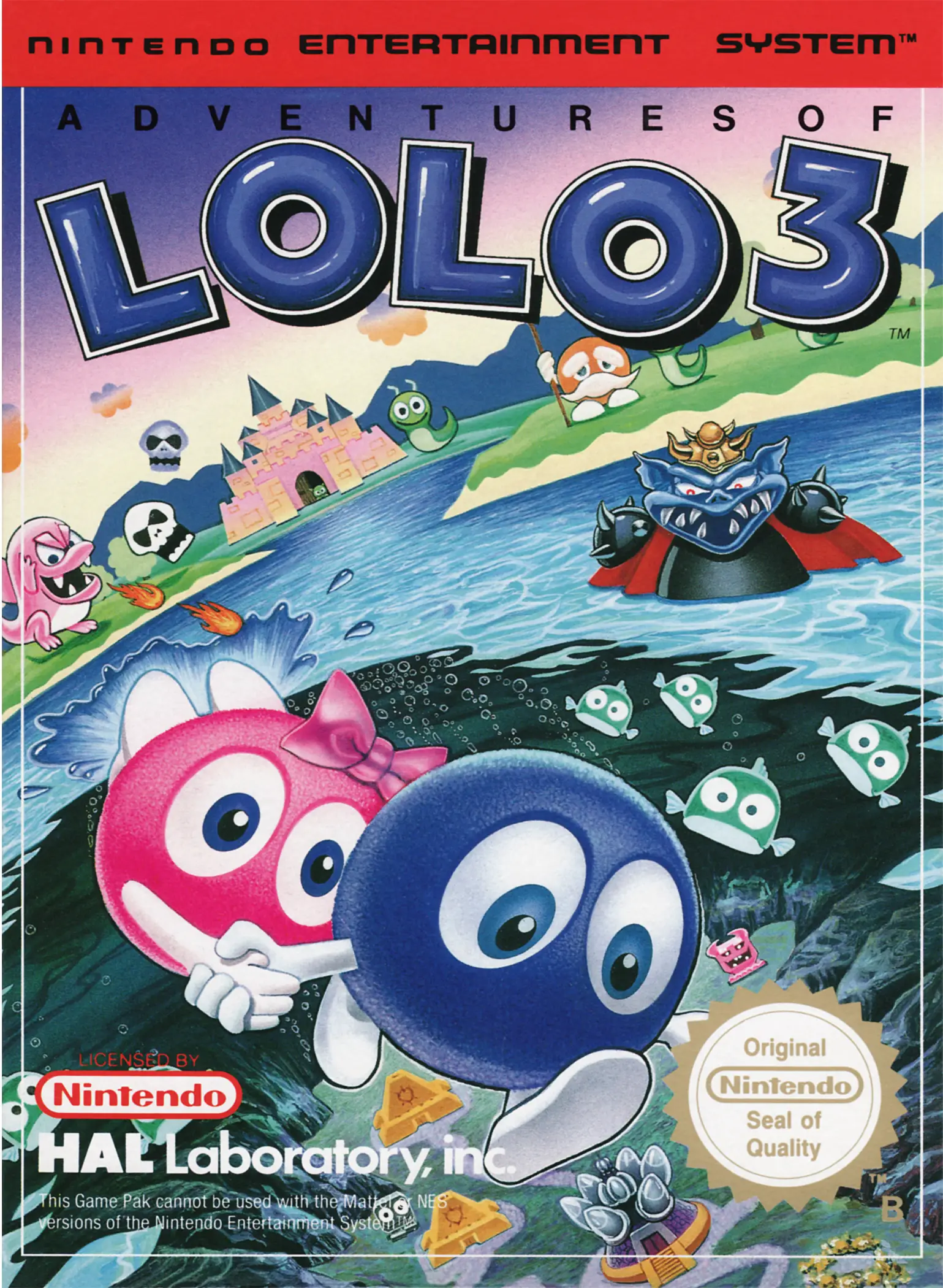 Capa de Adventures of Lolo 3