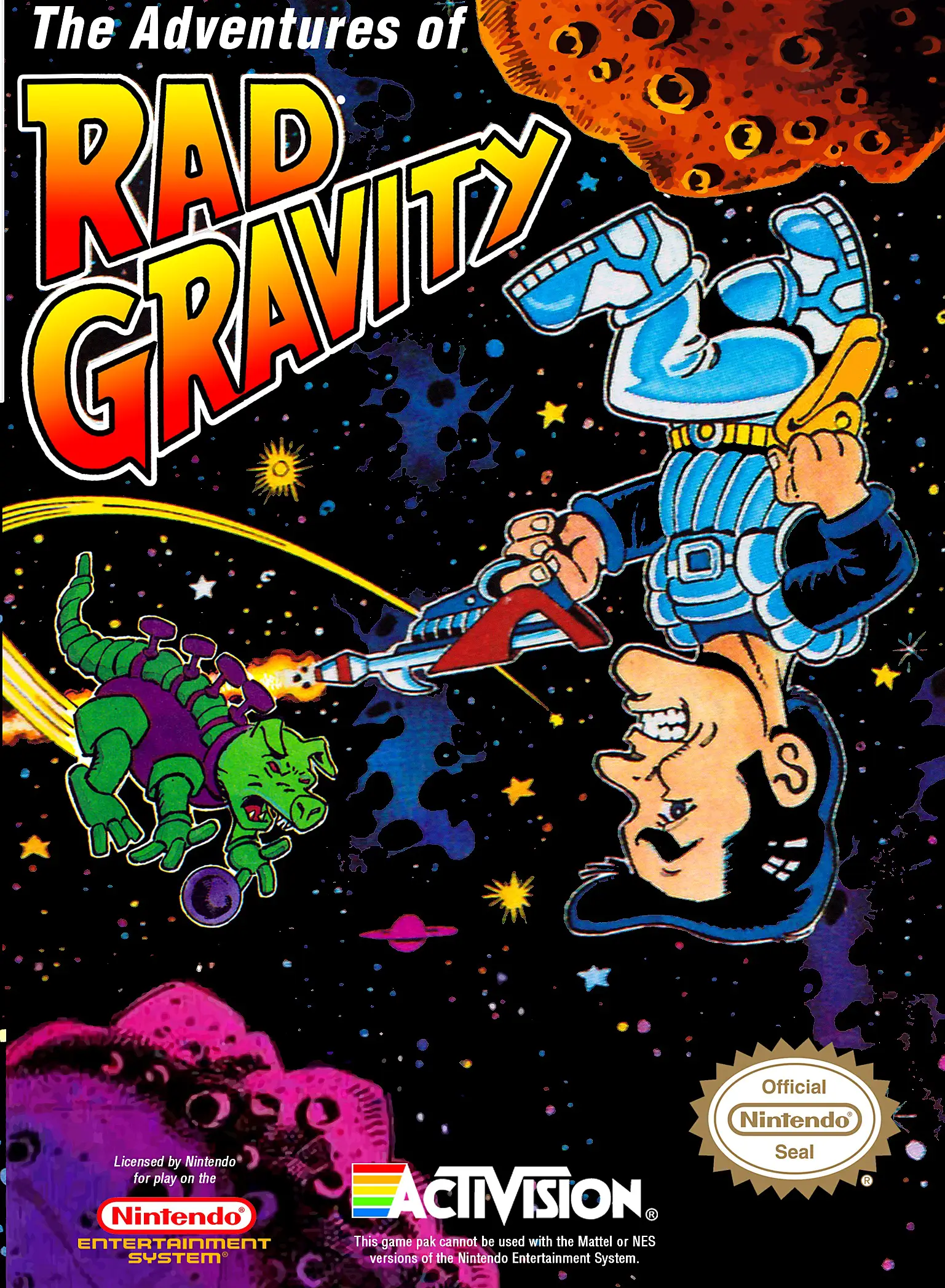 Capa de Adventures of Rad Gravity