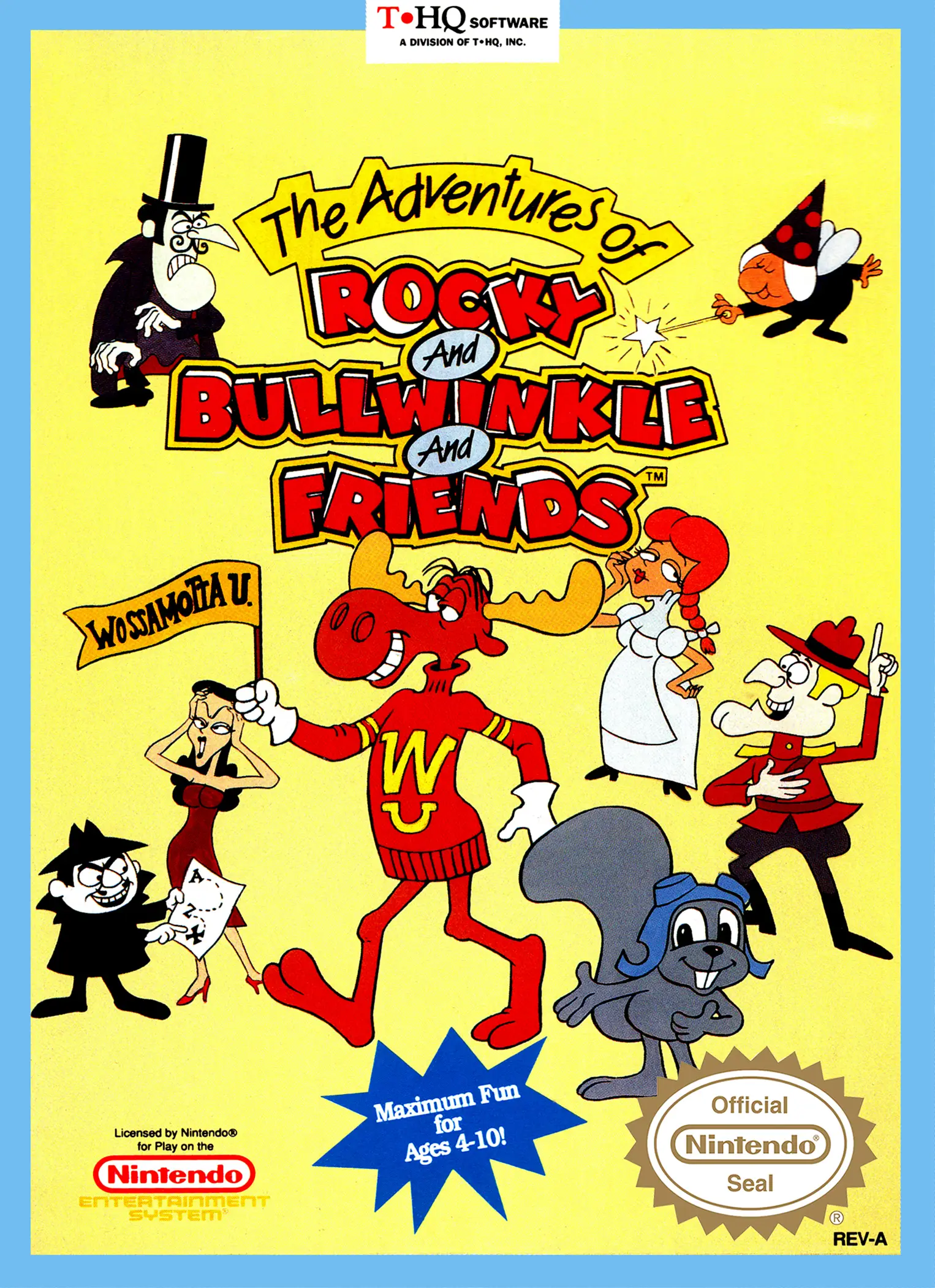 Capa de Adventures of Rocky and Bullwinkle and Friends
