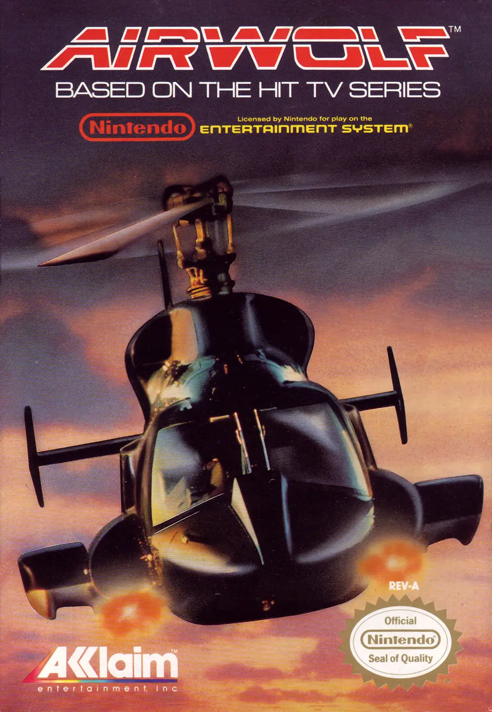 Capa de Airwolf