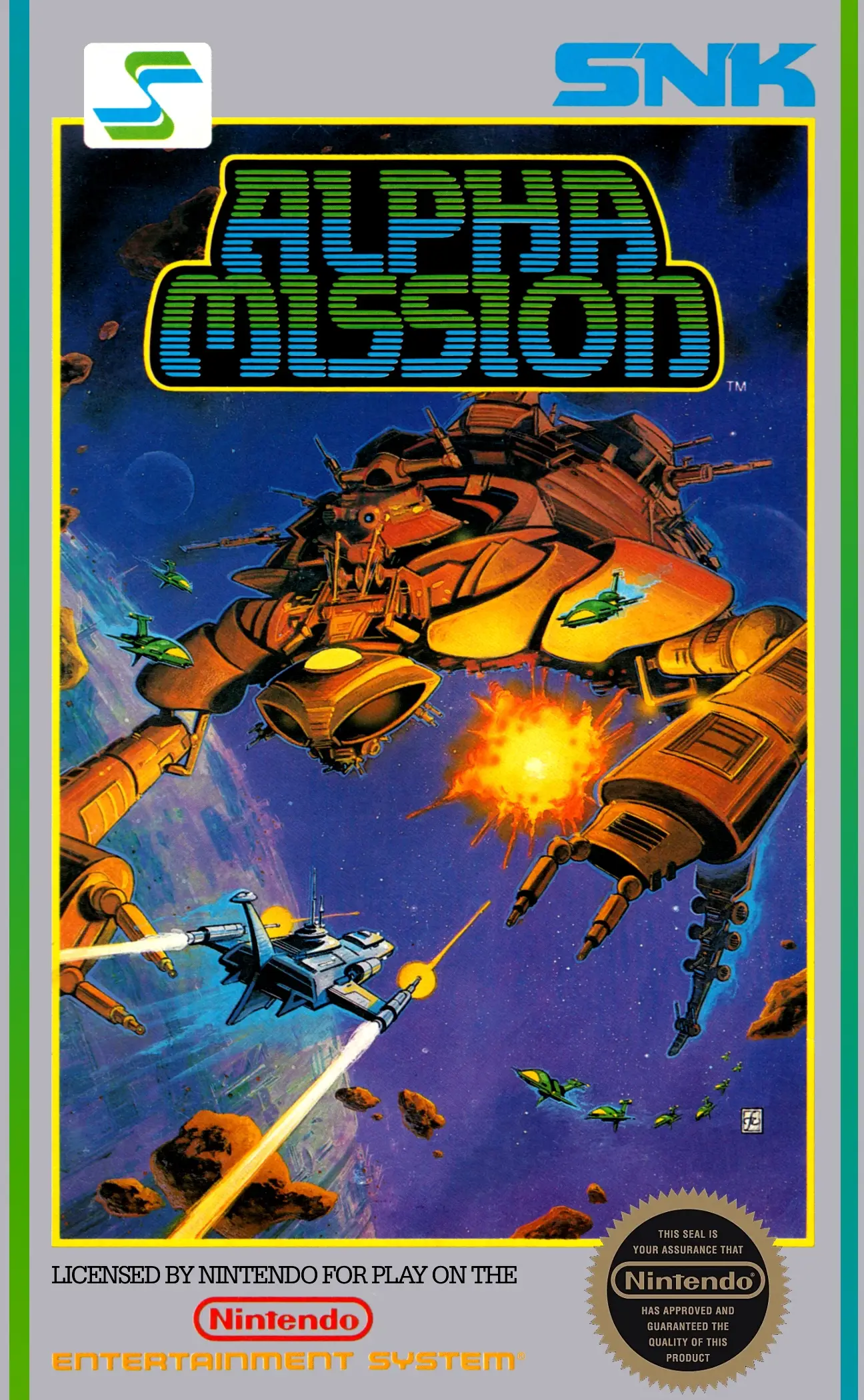 Capa de Alpha Mission [5 Screw]
