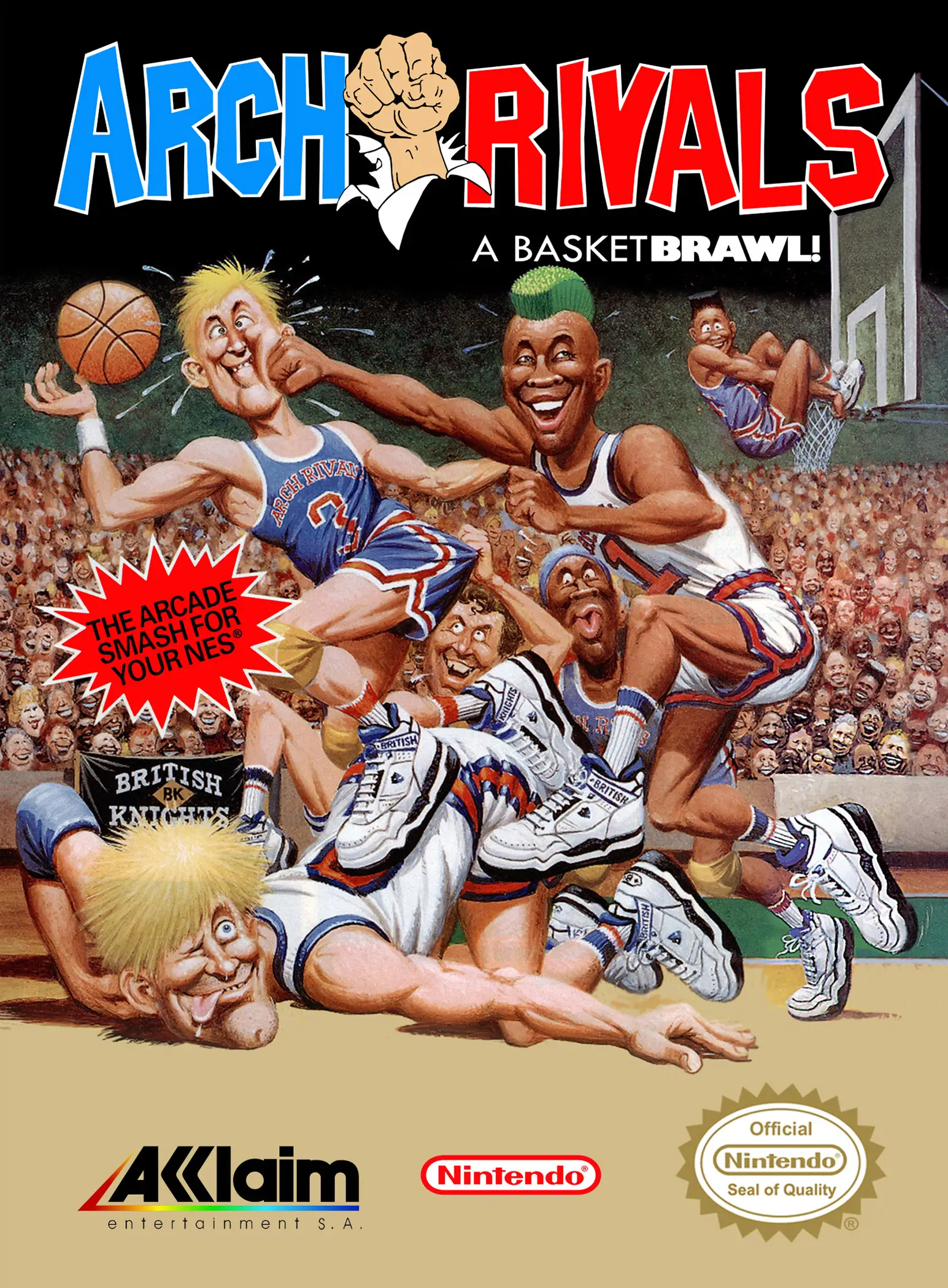 Capa de Arch Rivals: A Basketbrawl!