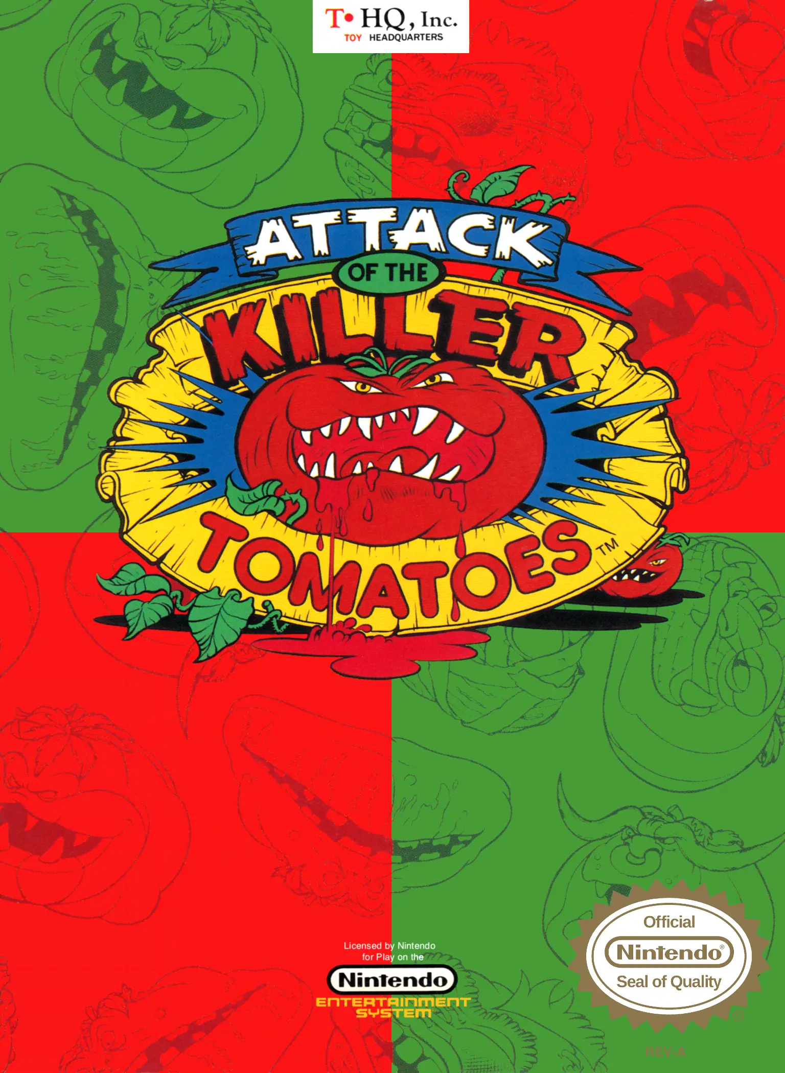 Capa de Attack of the Killer Tomatoes
