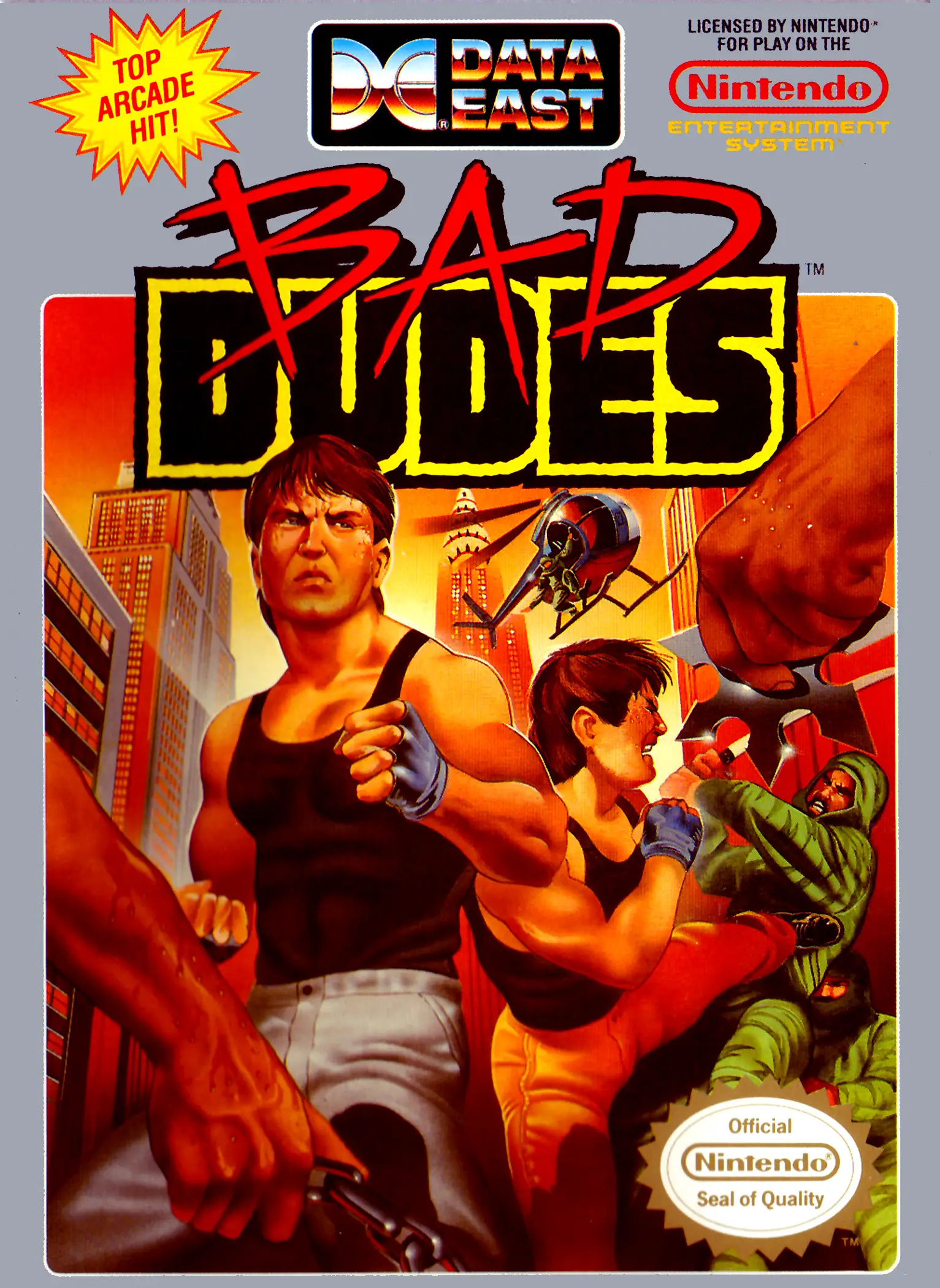 Capa de Bad Dudes