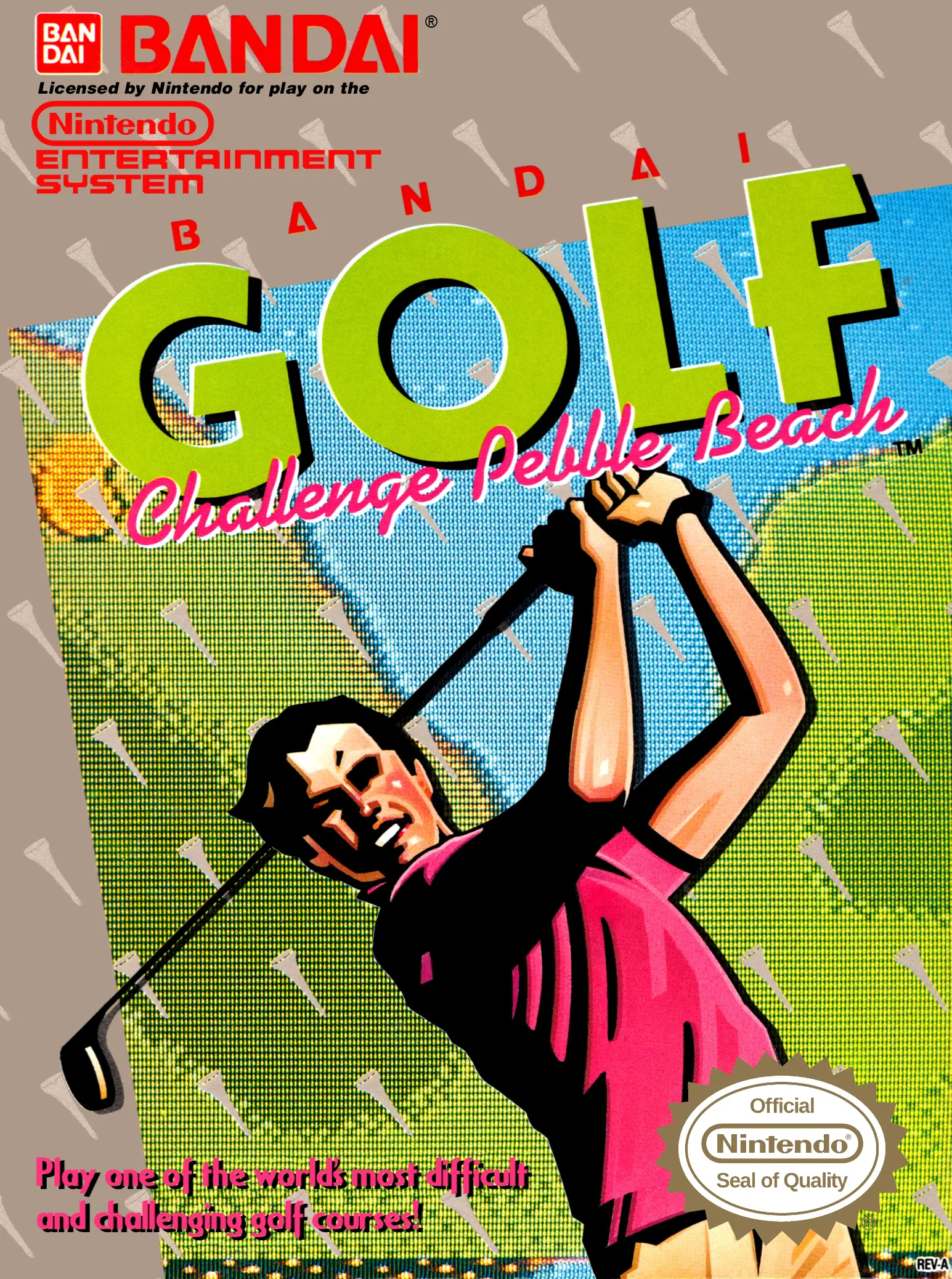 Capa de Bandai Golf: Challenge Pebble Beach
