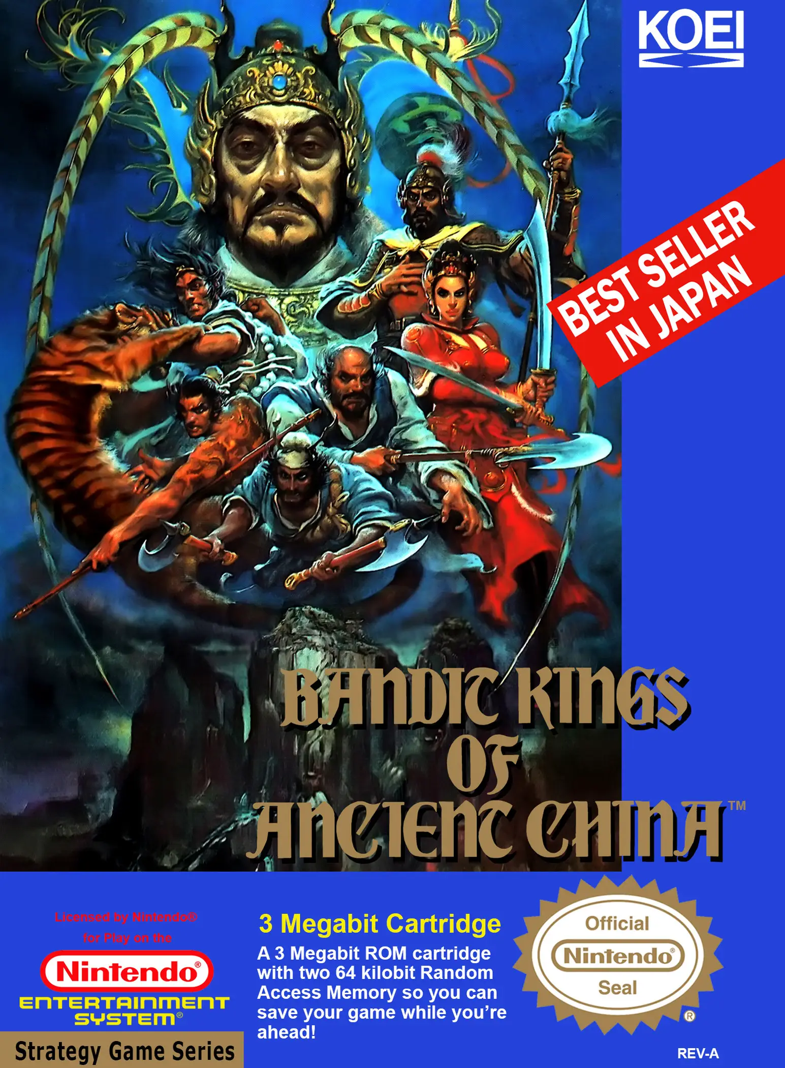 Capa de Bandit Kings of Ancient China