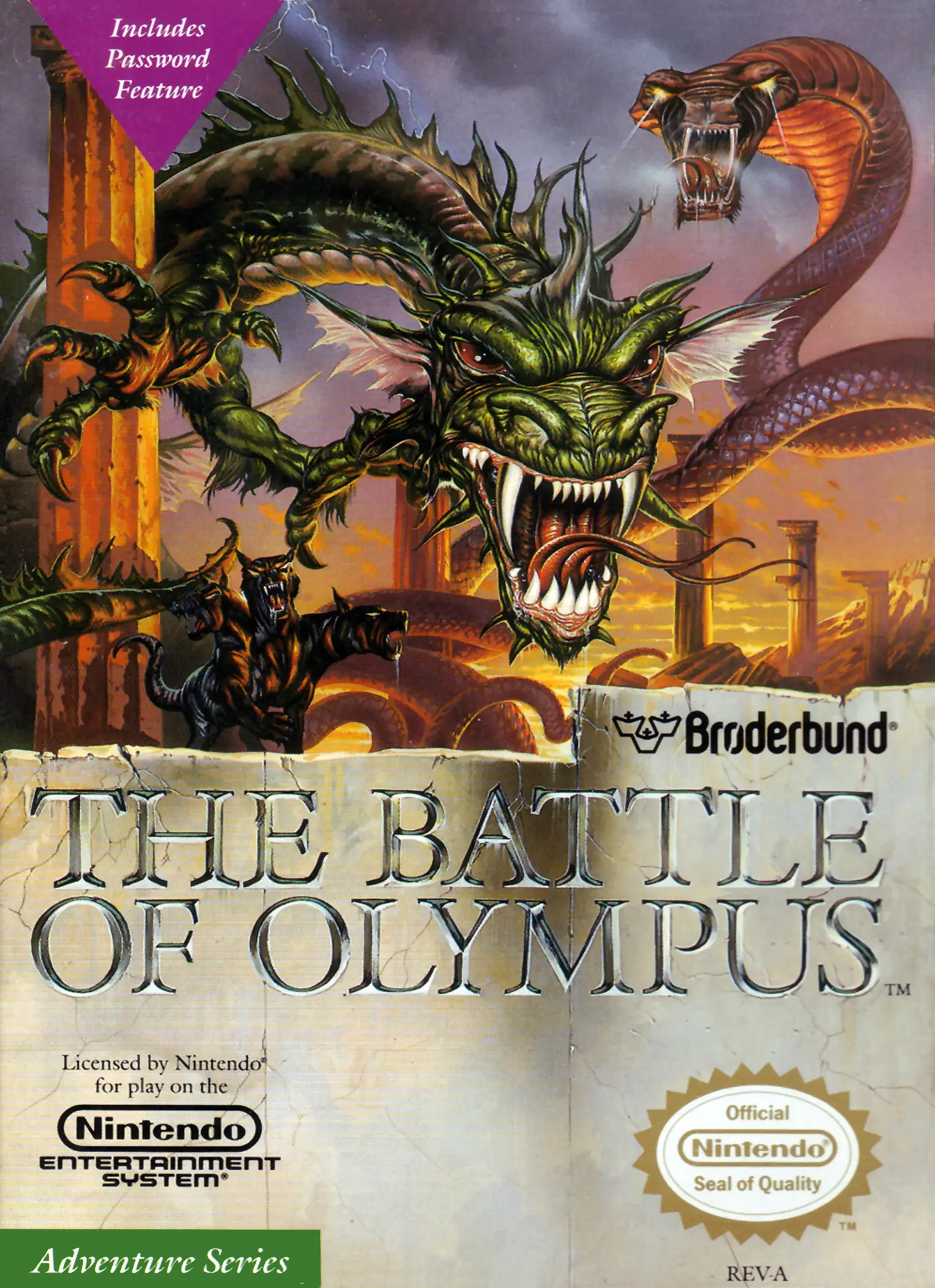 Capa de Battle of Olympus