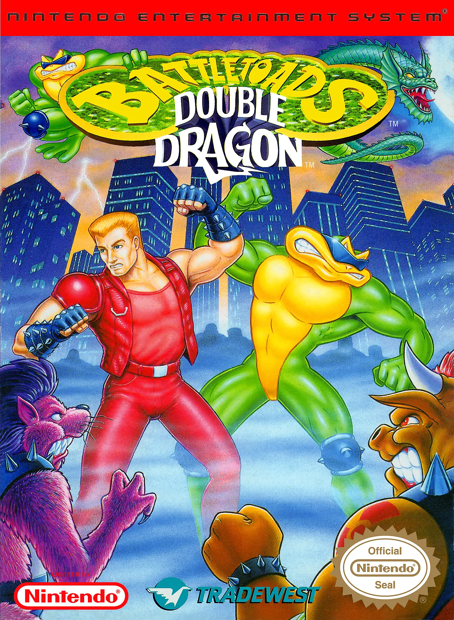 Capa de Battletoads & Double Dragon