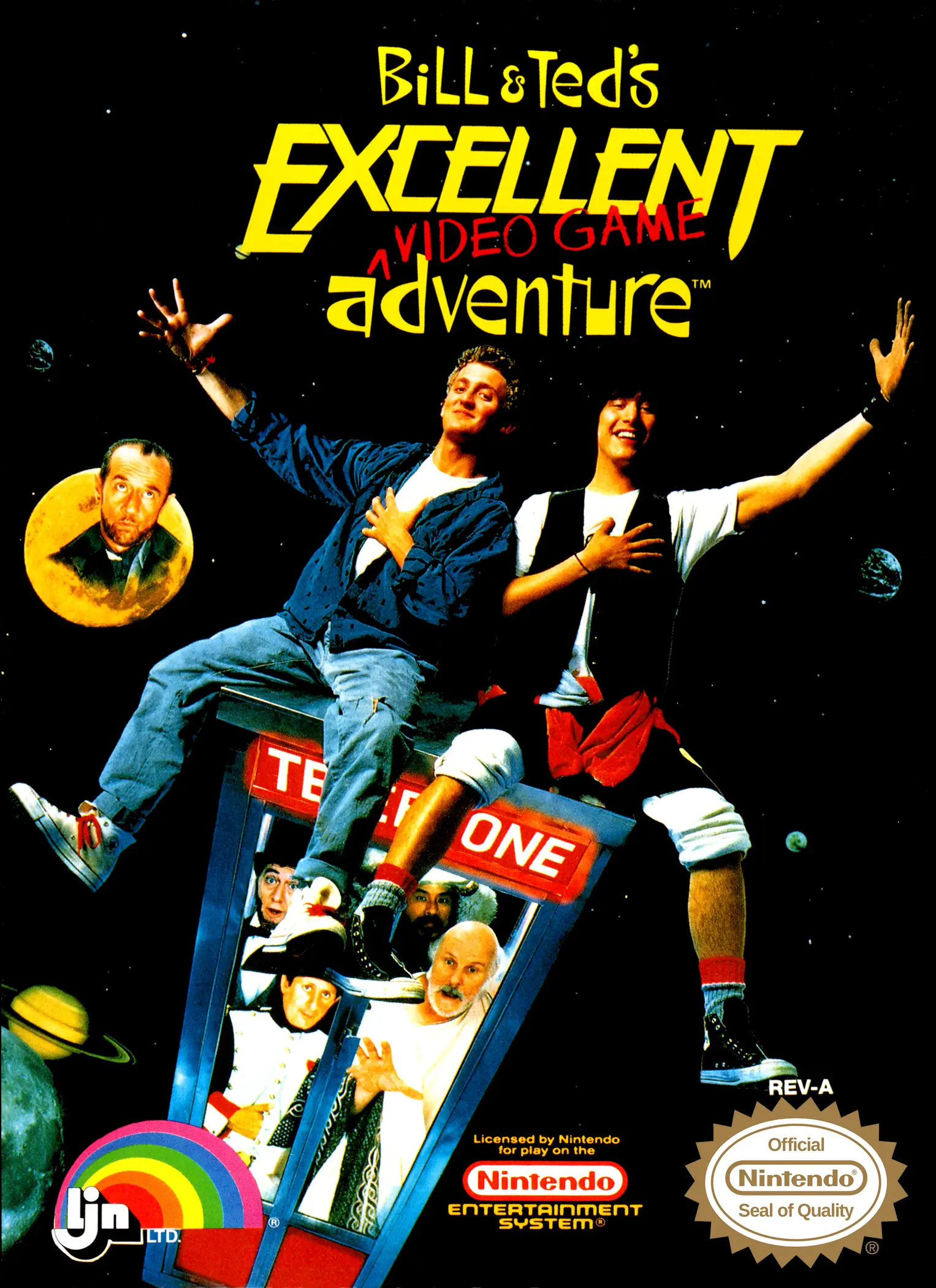 Capa de Bill & Ted's Excellent Video Game Adventure