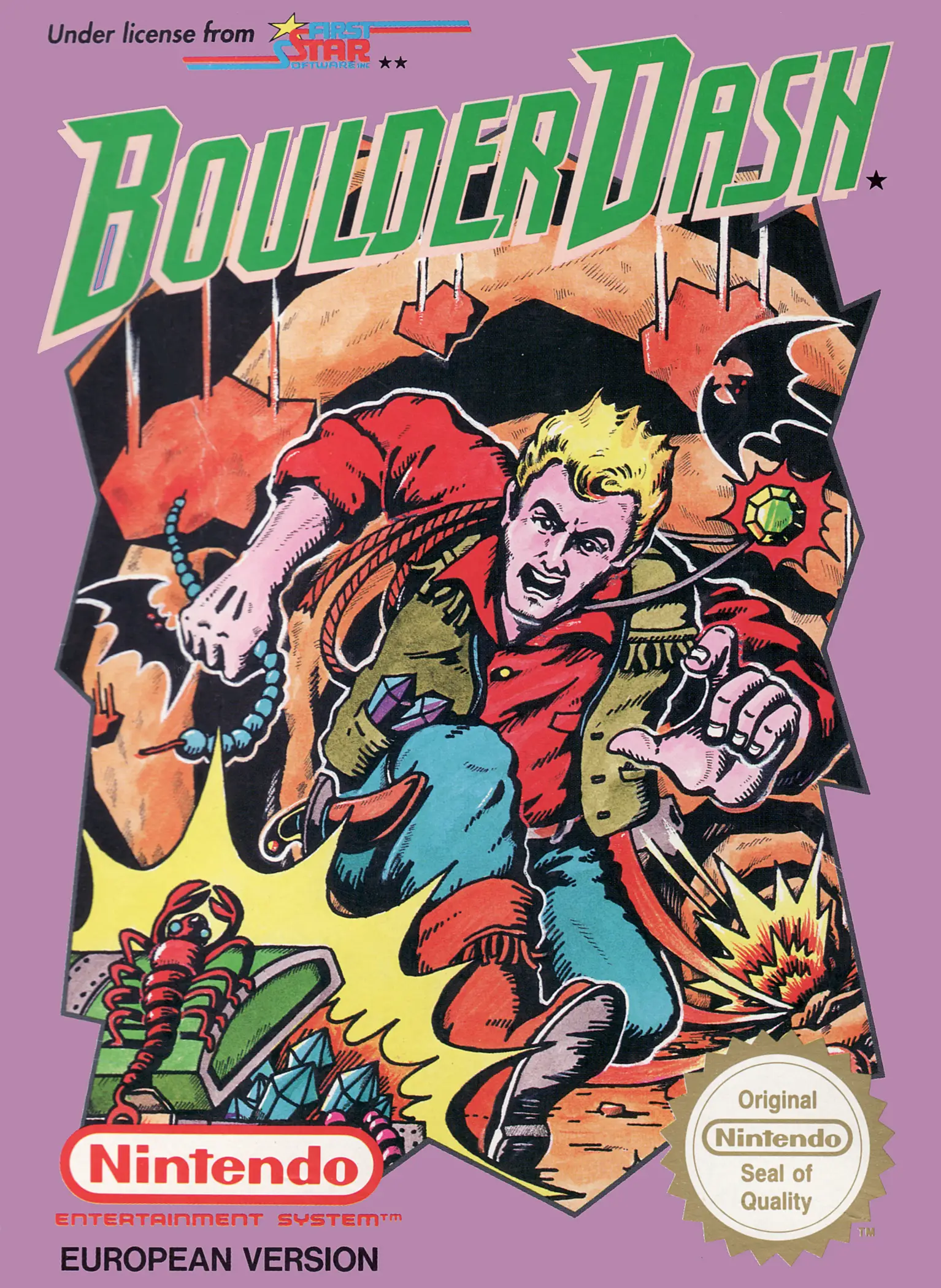 Capa de Boulder Dash