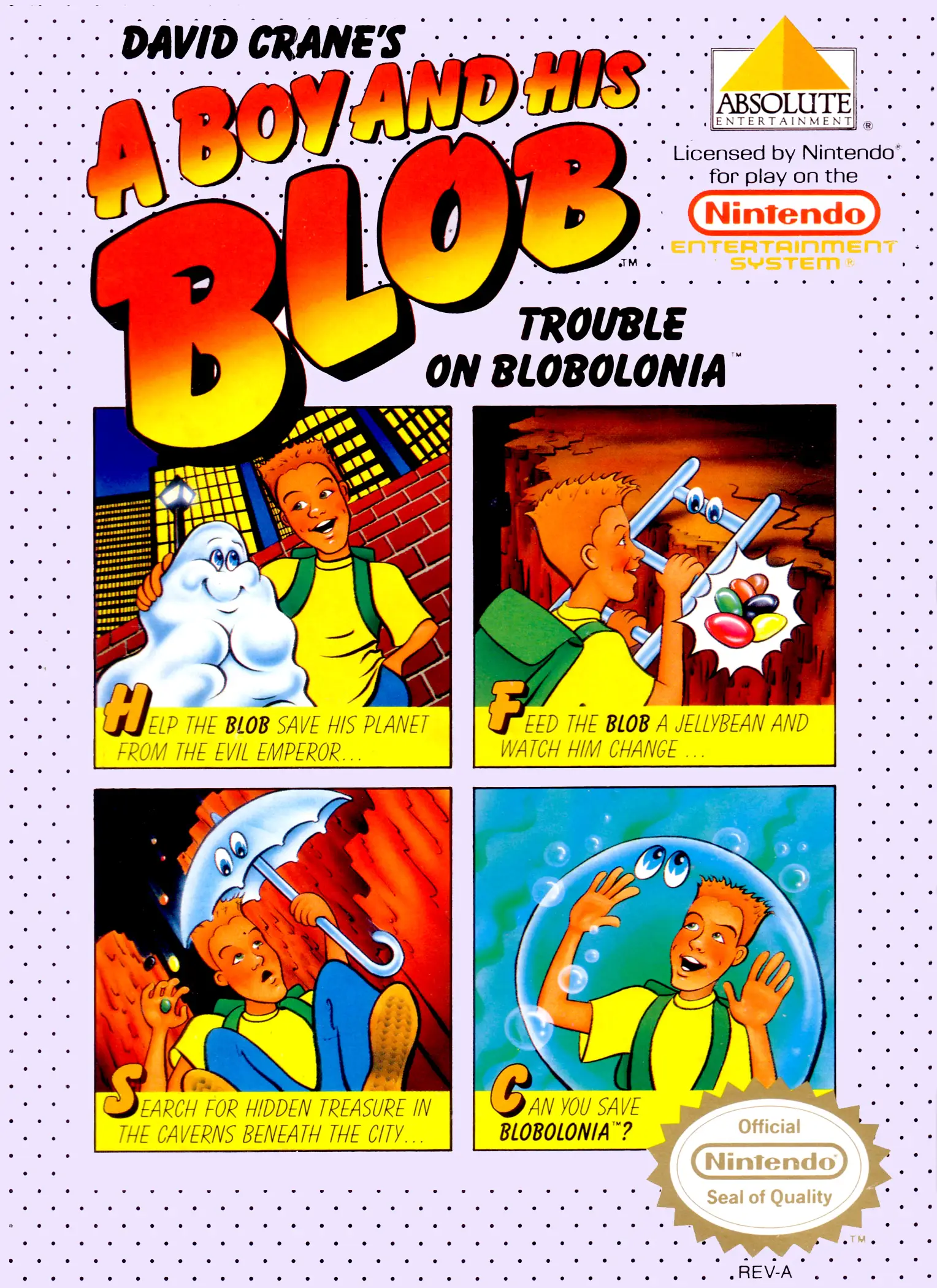 Capa de Boy and His Blob: Trouble on Blobolonia