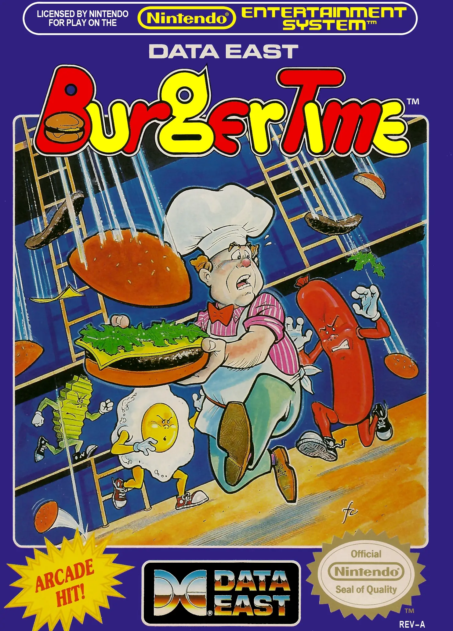 Capa de BurgerTime [5 Screw]