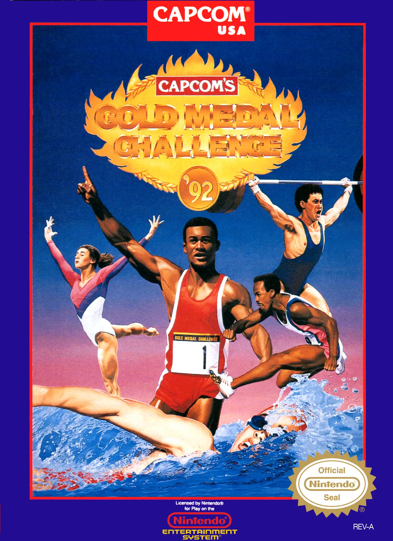 Capa de Capcom's Gold Medal Challenge '92