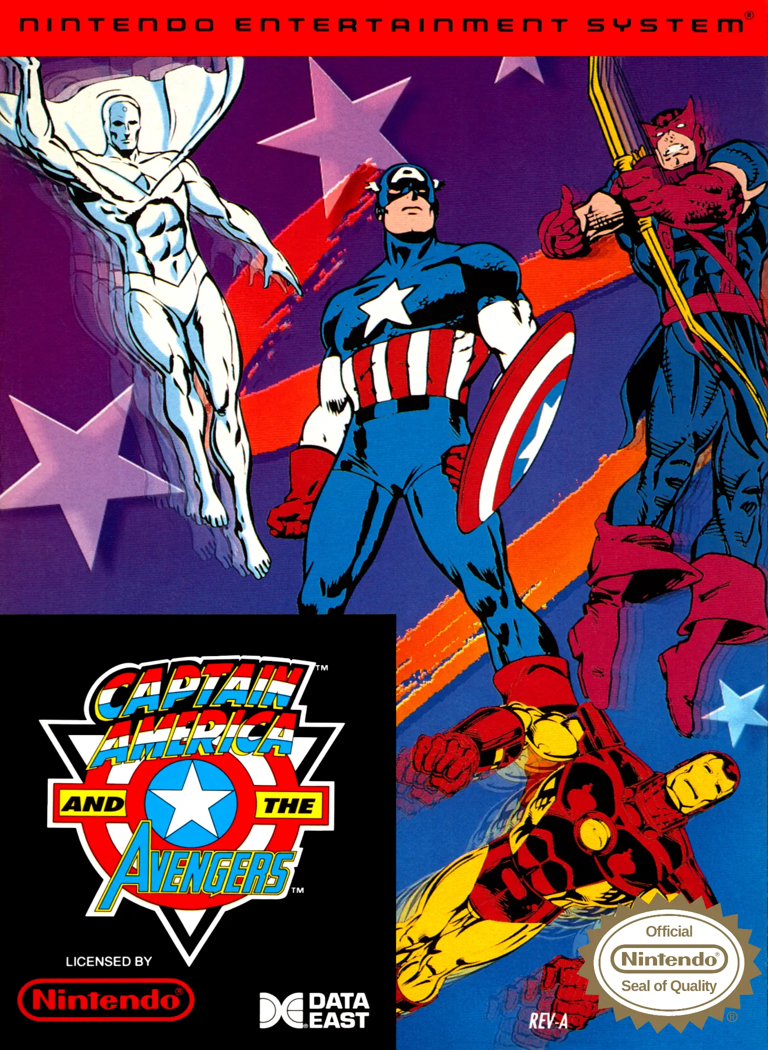 Capa de Captain America and the Avengers