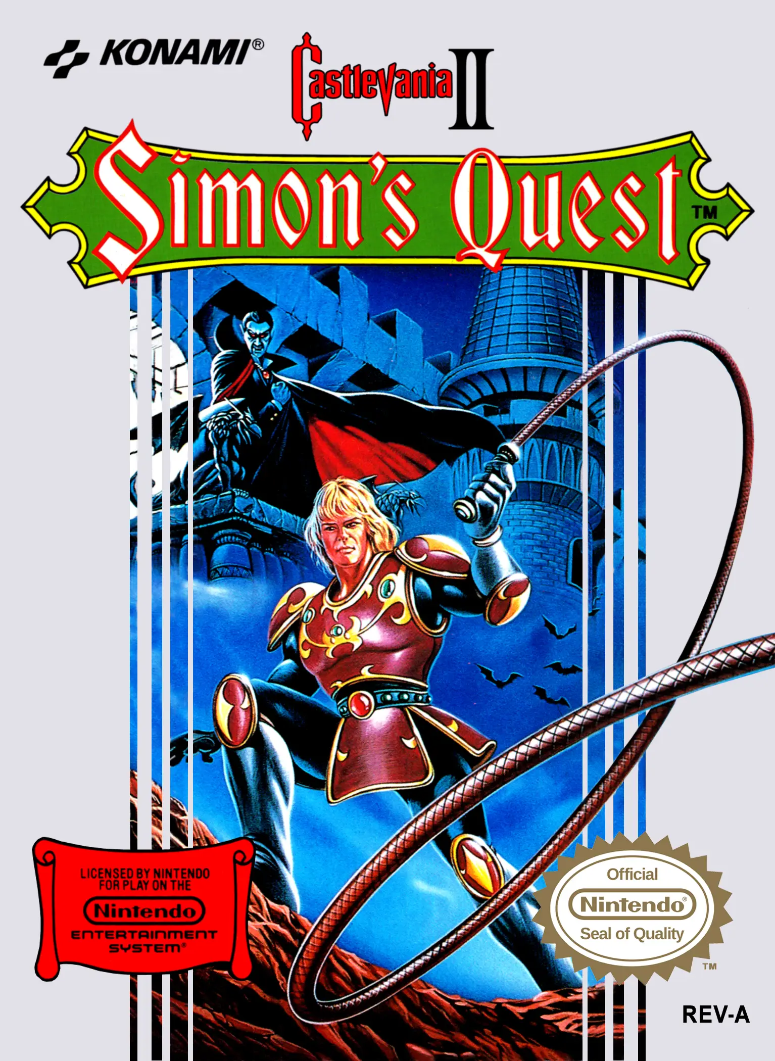 Capa de Castlevania II: Simon's Quest