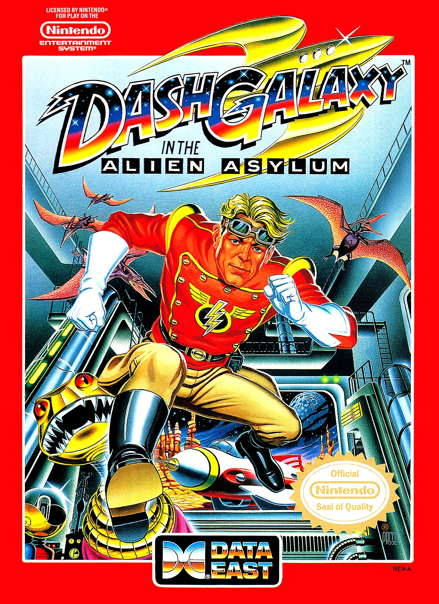 Capa de Dash Galaxy in the Alien Asylum
