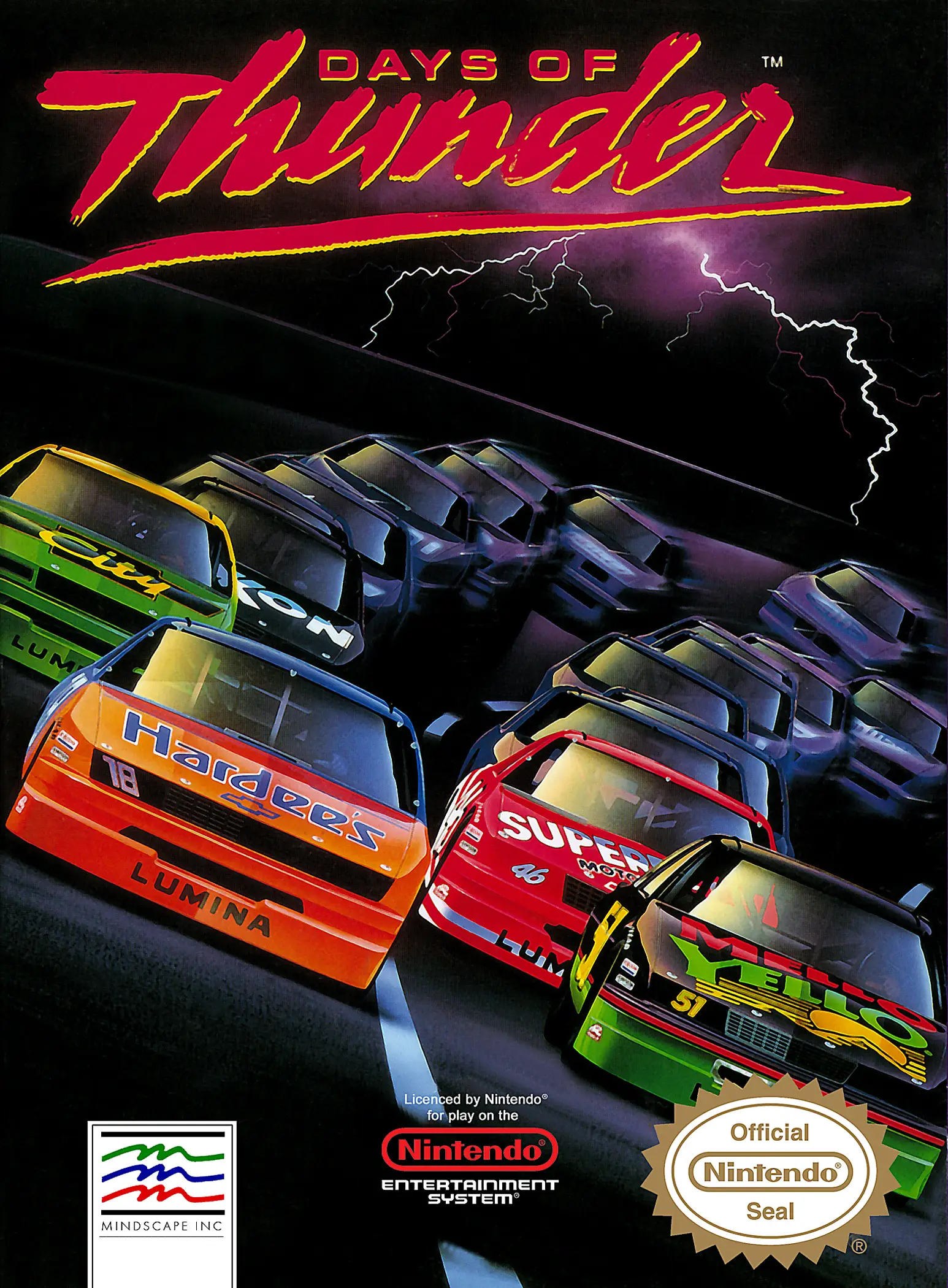 Capa de Days of Thunder