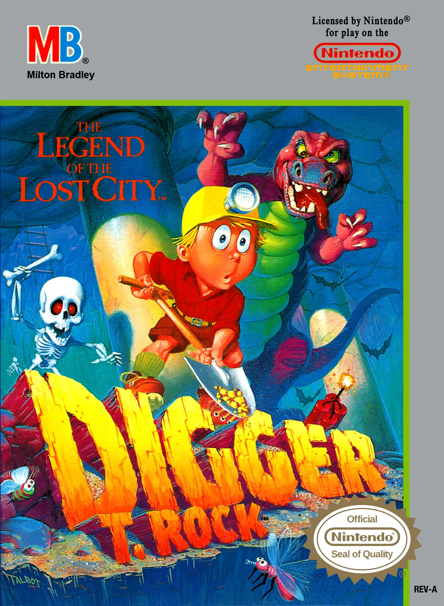 Capa de Digger T. Rock: The Legend of the Lost City
