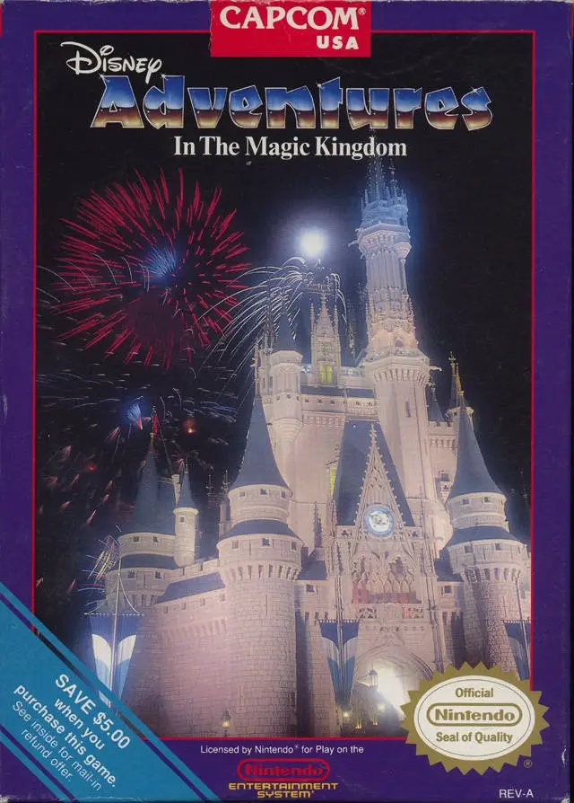 Capa de Disney Adventures in the Magic Kingdom