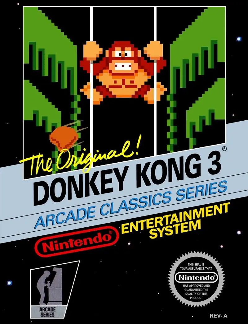 Capa de Donkey Kong 3 [5 Screw]