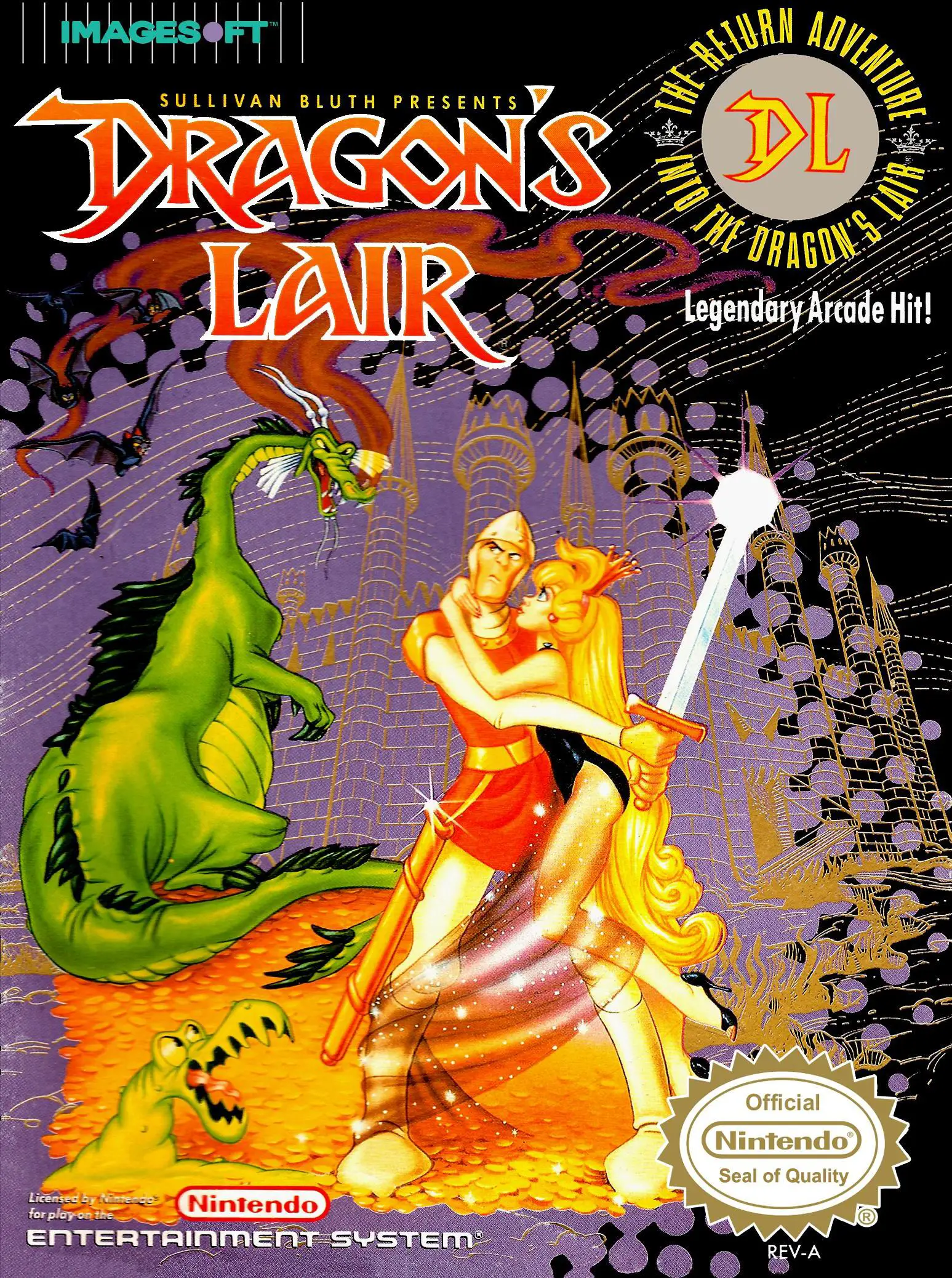 Capa de Dragon's Lair