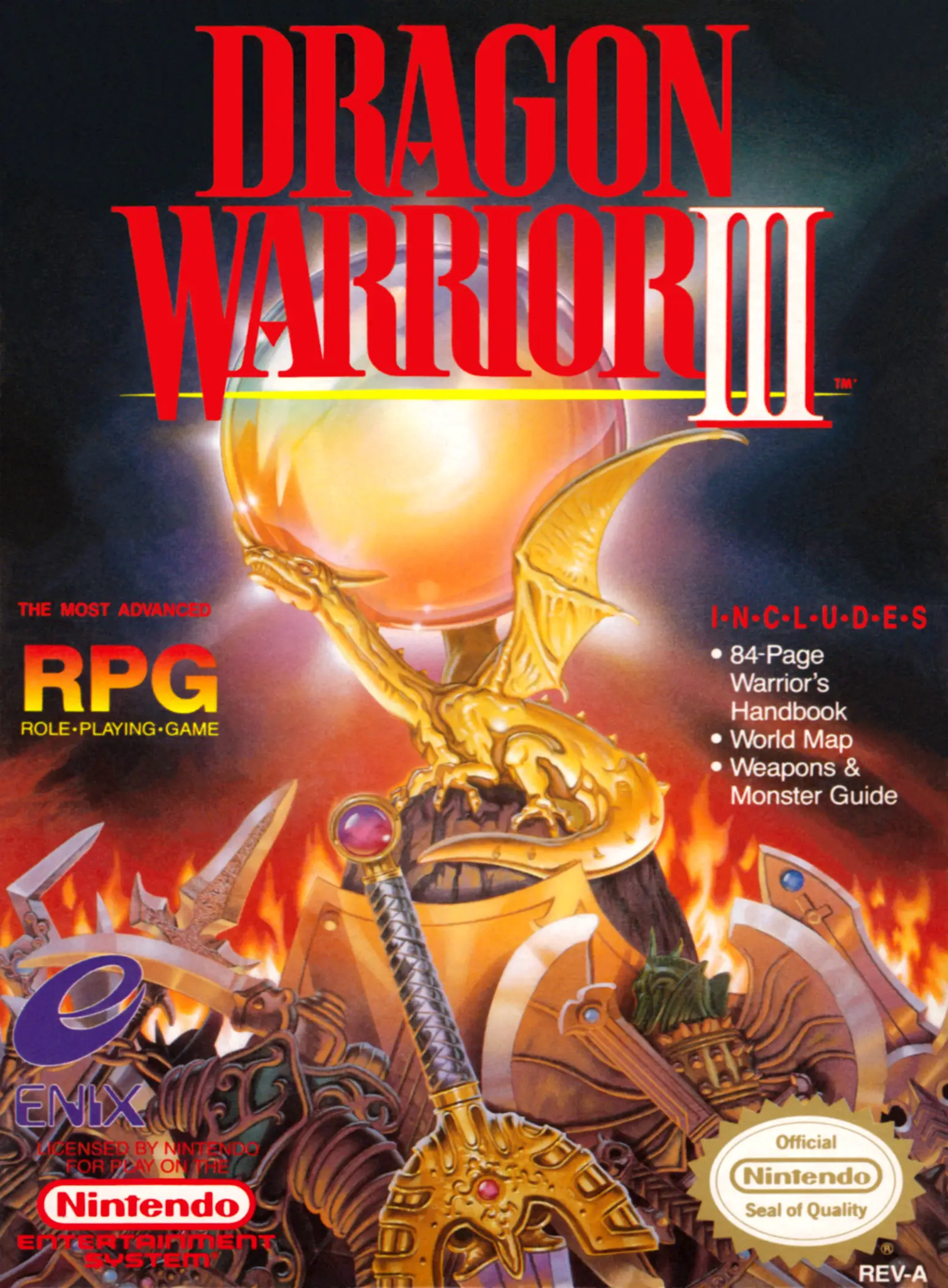 Capa de Dragon Warrior III