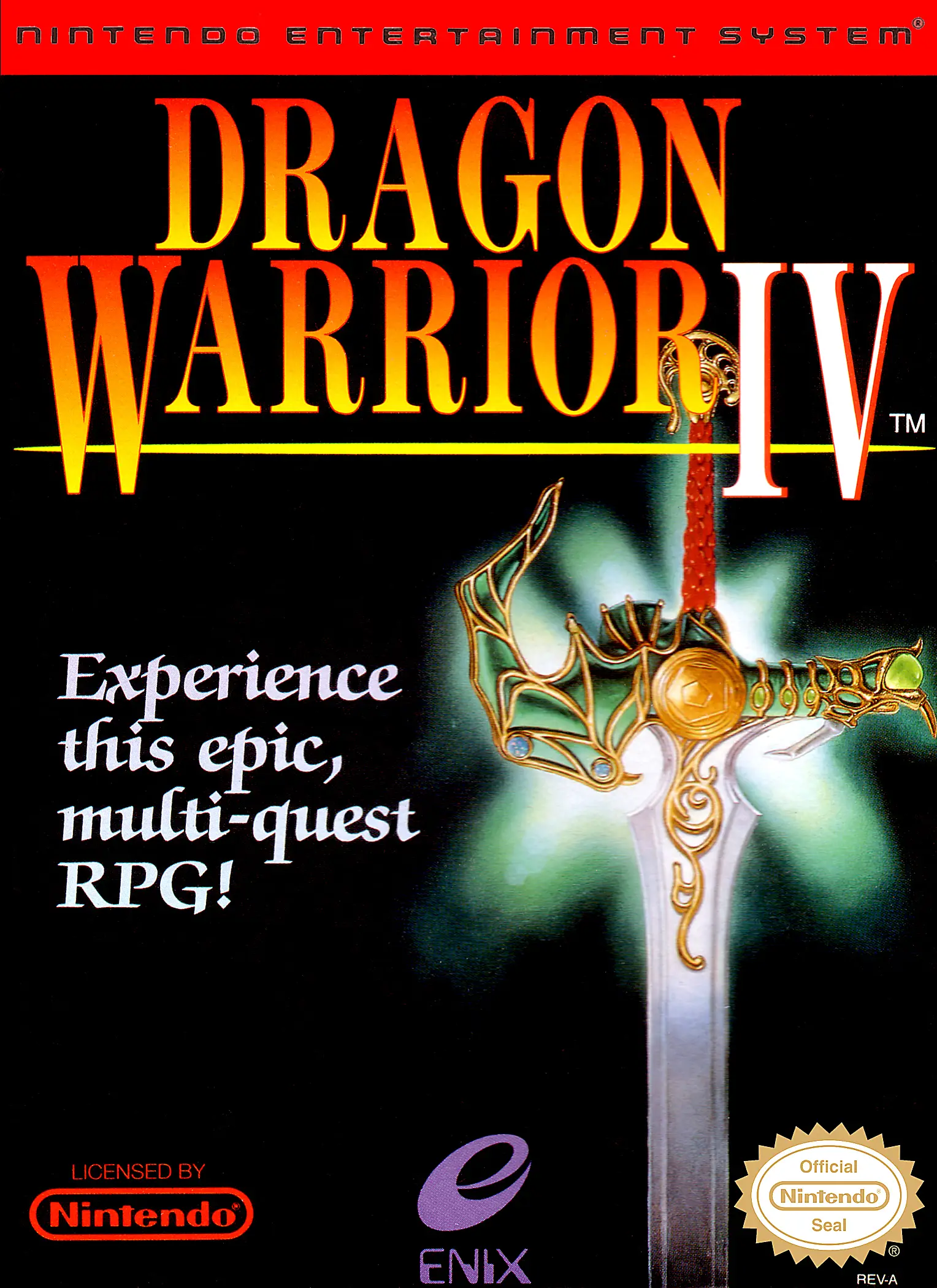 Capa de Dragon Warrior IV