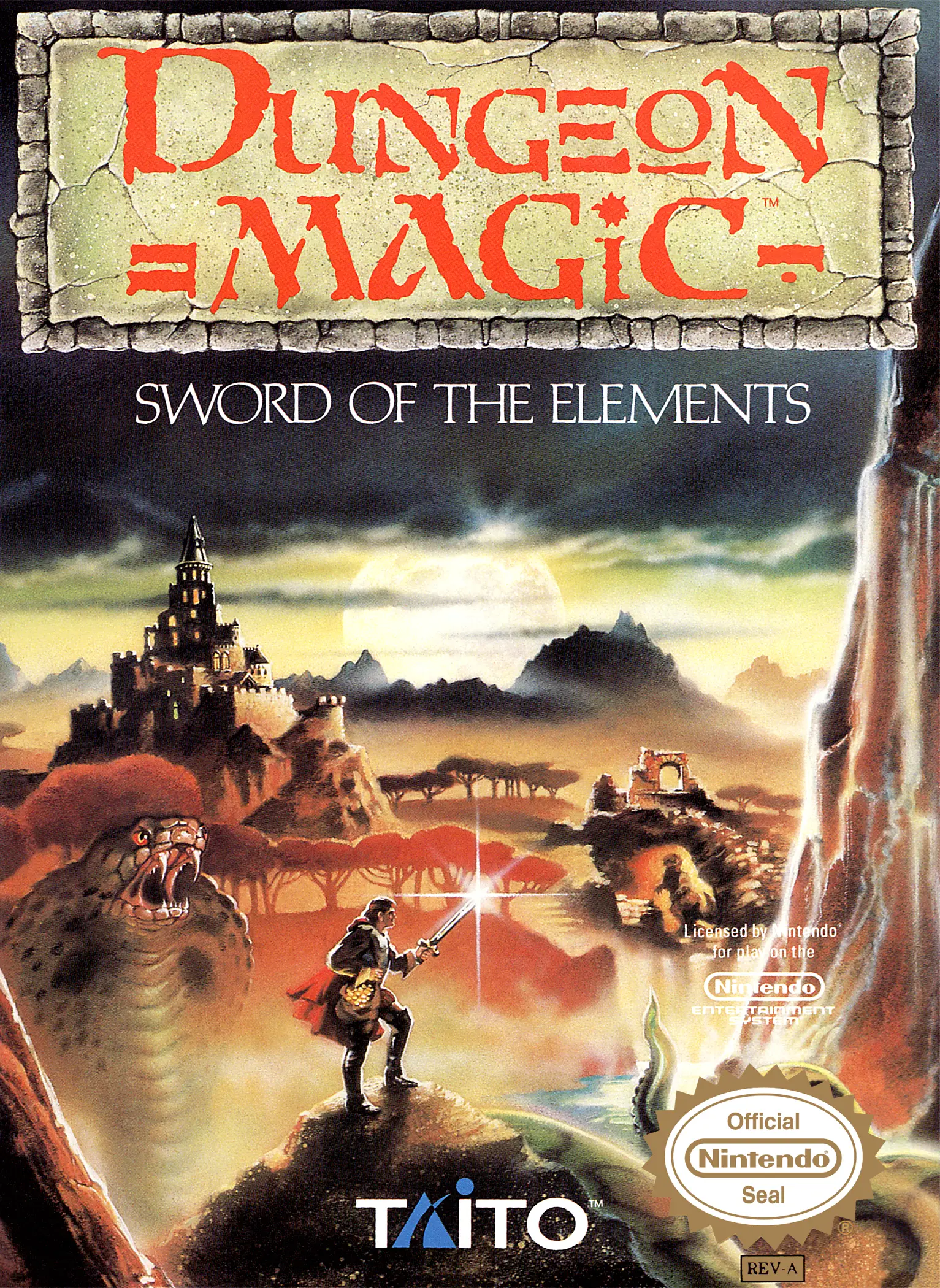 Capa de Dungeon Magic: Sword of the Elements