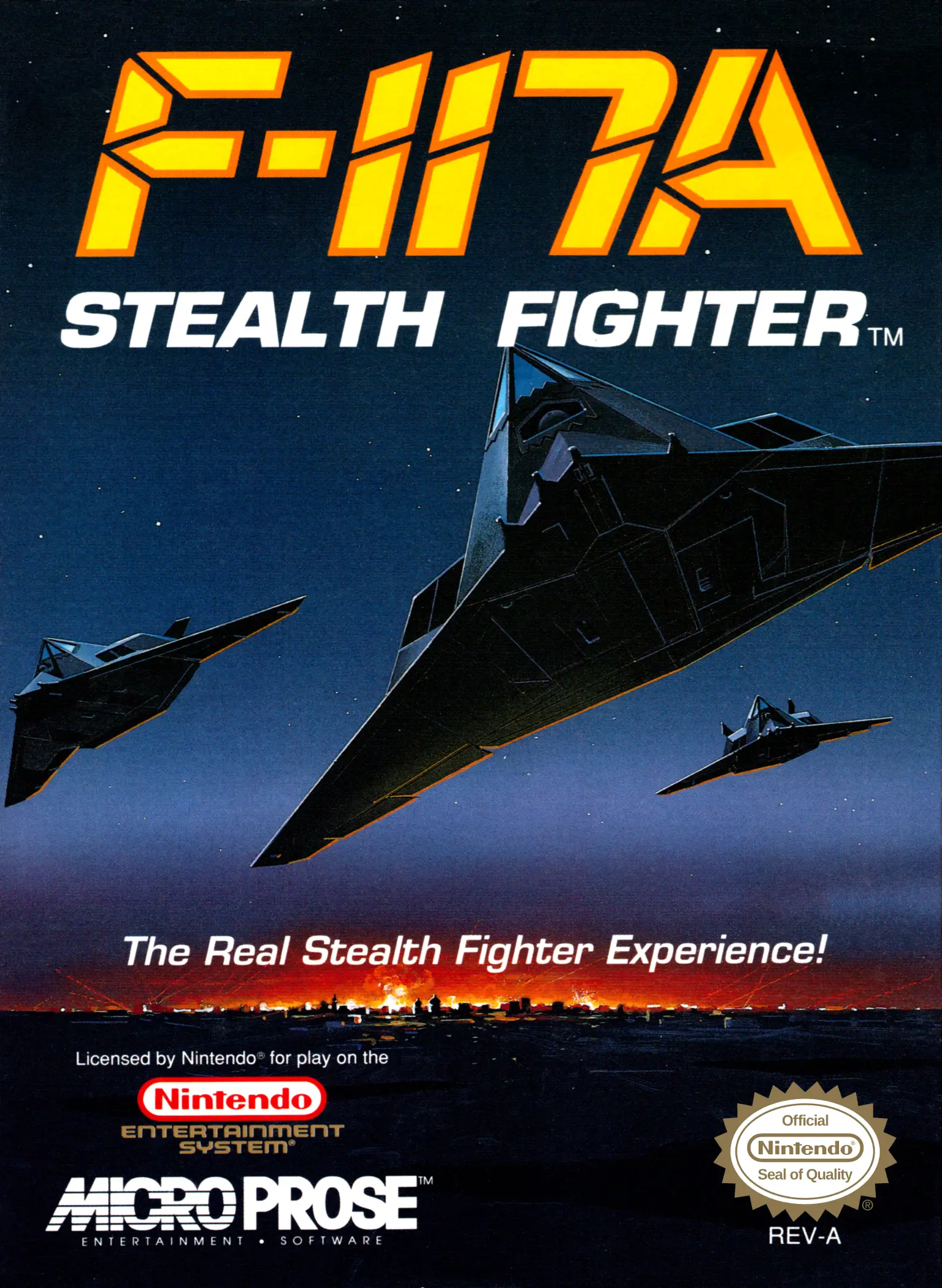 Capa de F-117A Stealth Fighter