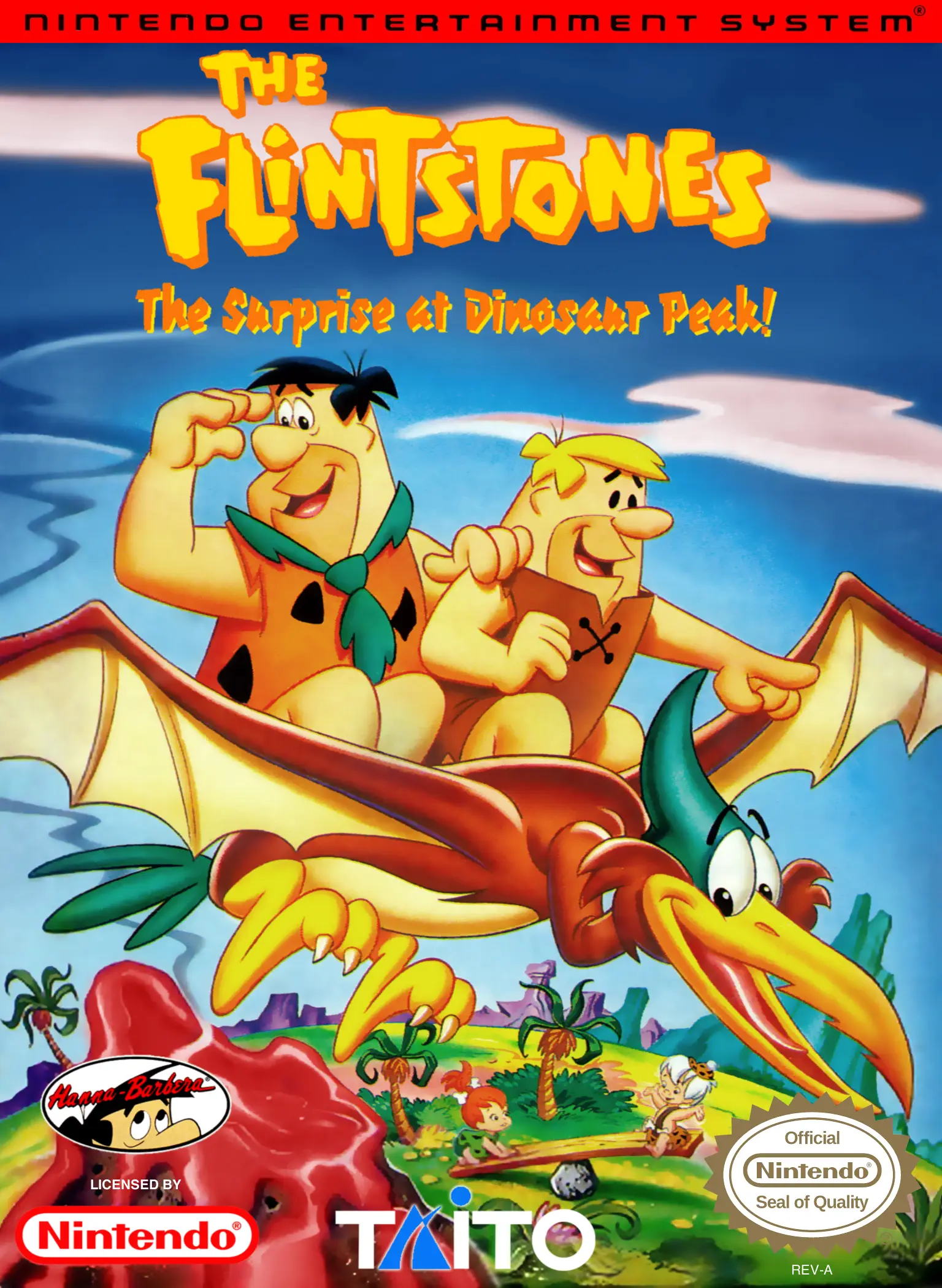 Capa de Flintstones: The Surprise at Dinosaur Peak!