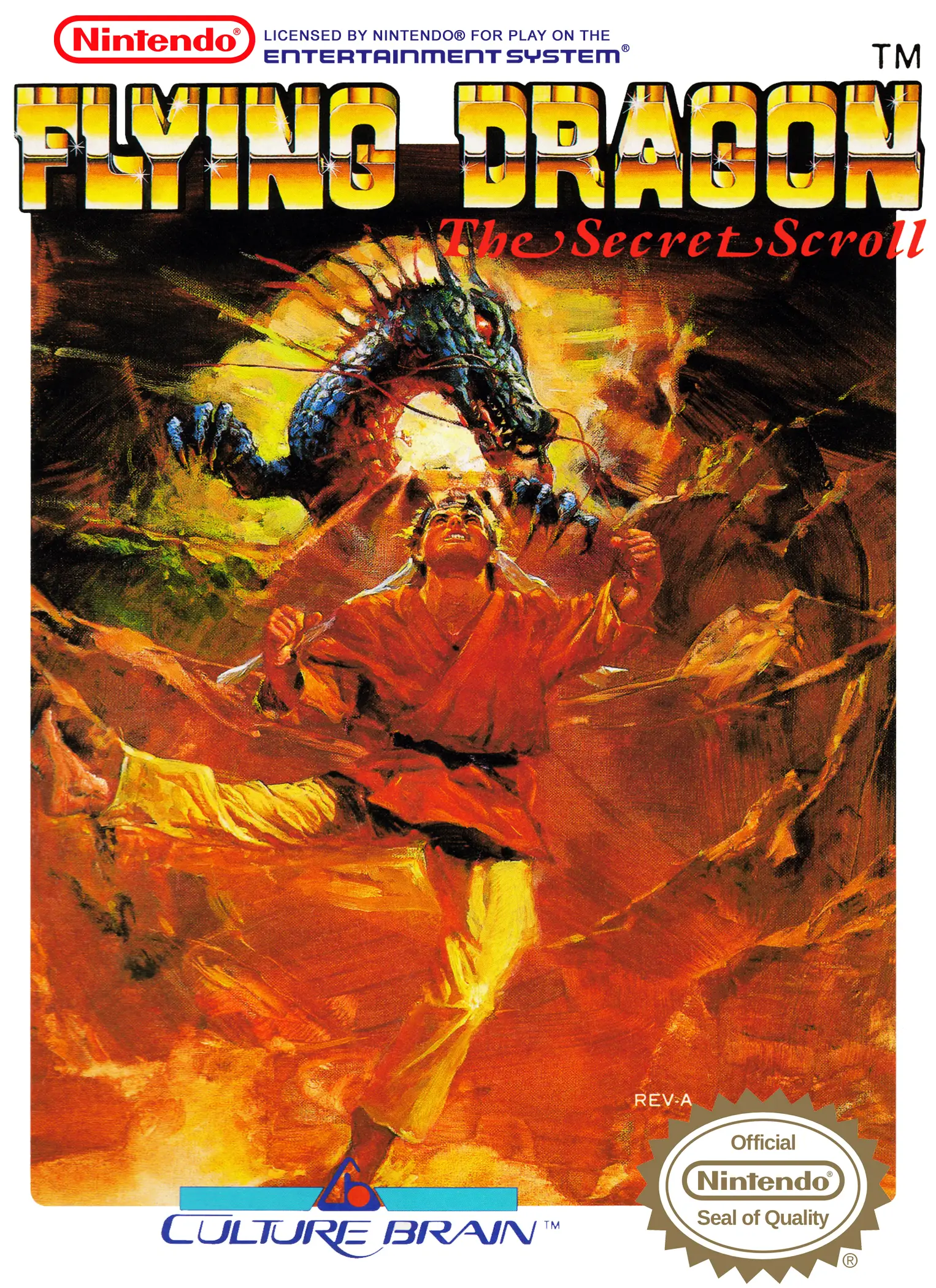 Capa de Flying Dragon: The Secret Scroll