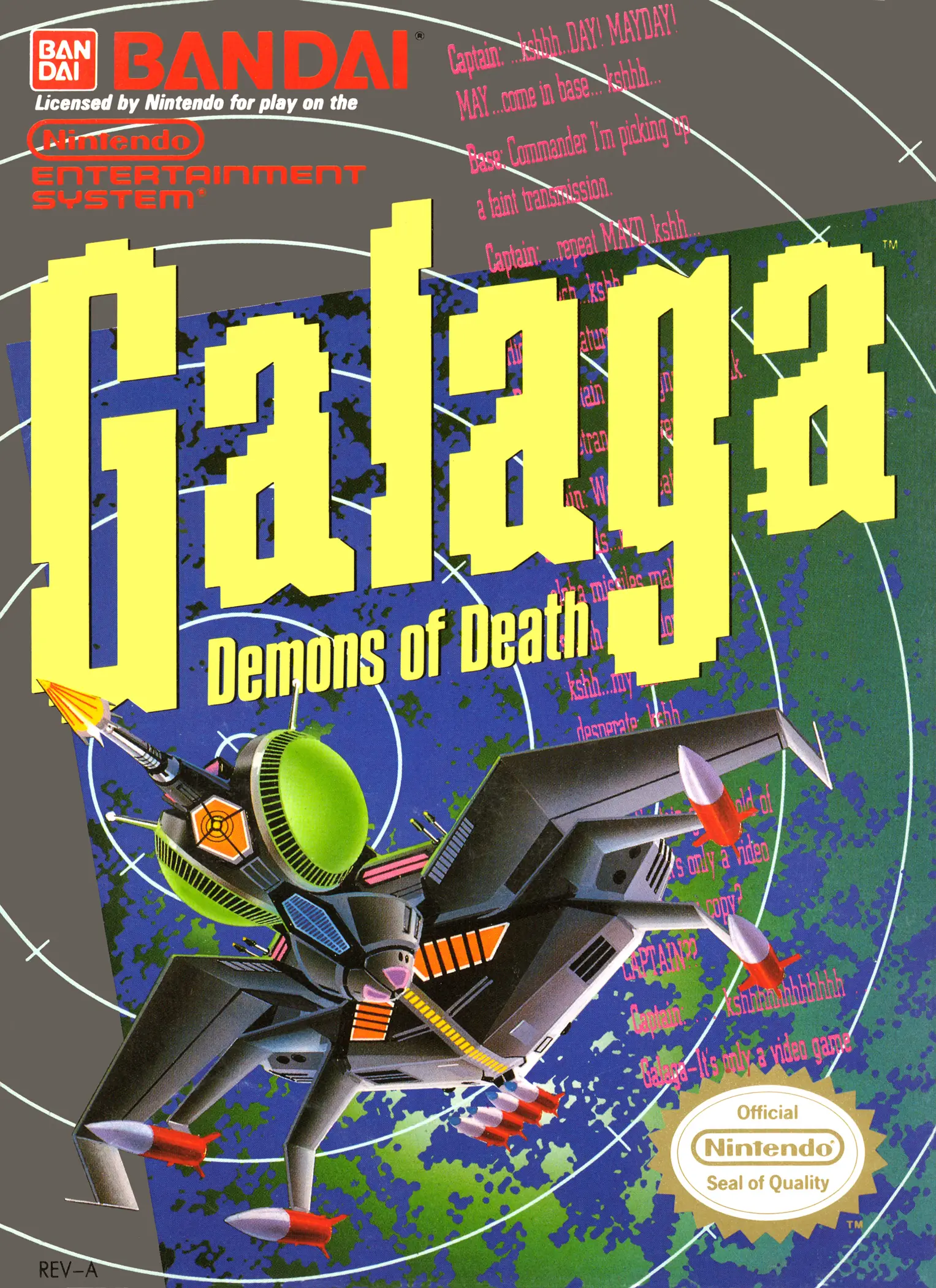 Capa de Galaga: Demons of Death