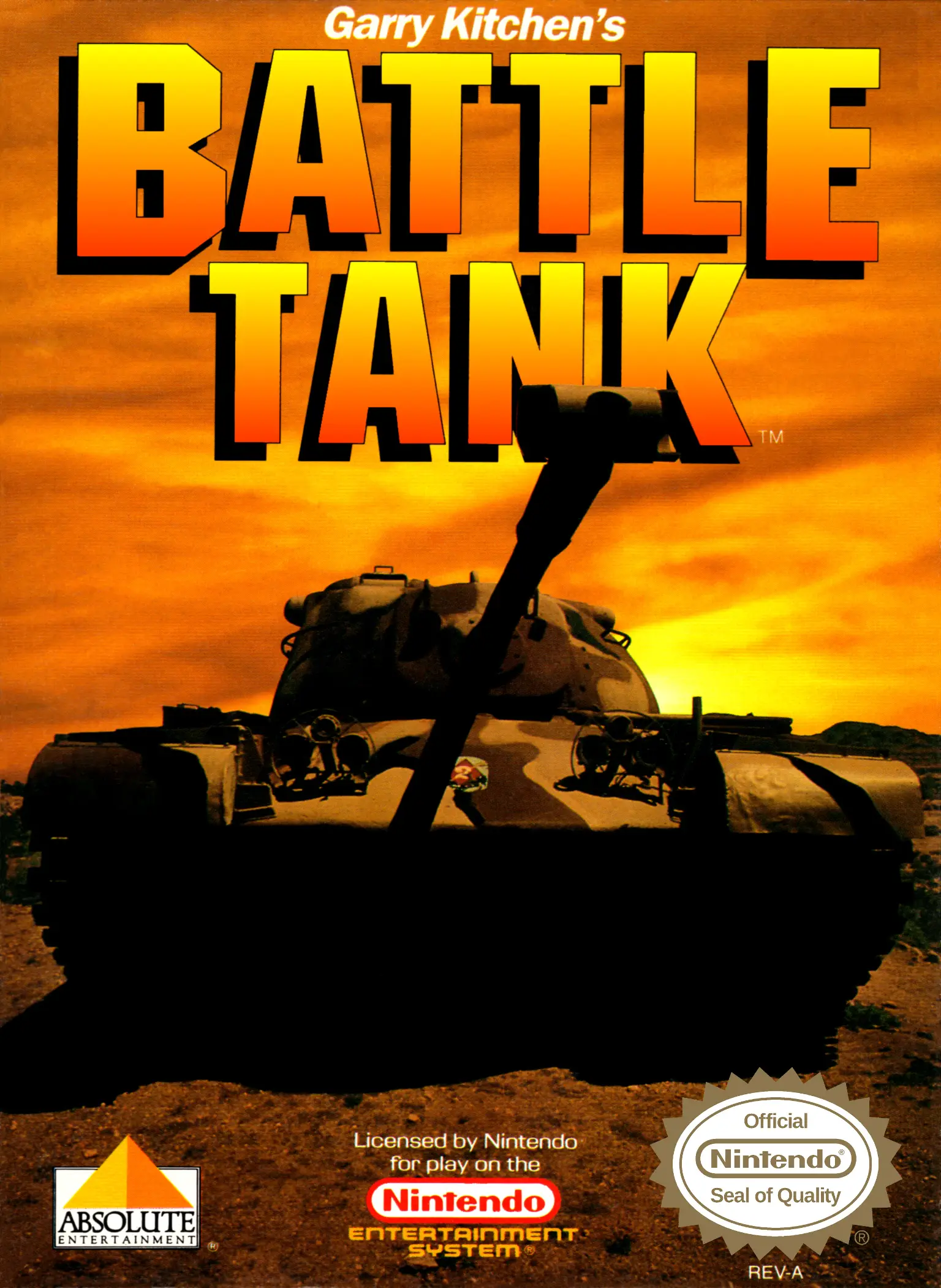 Capa de Garry Kitchen's Battle Tank