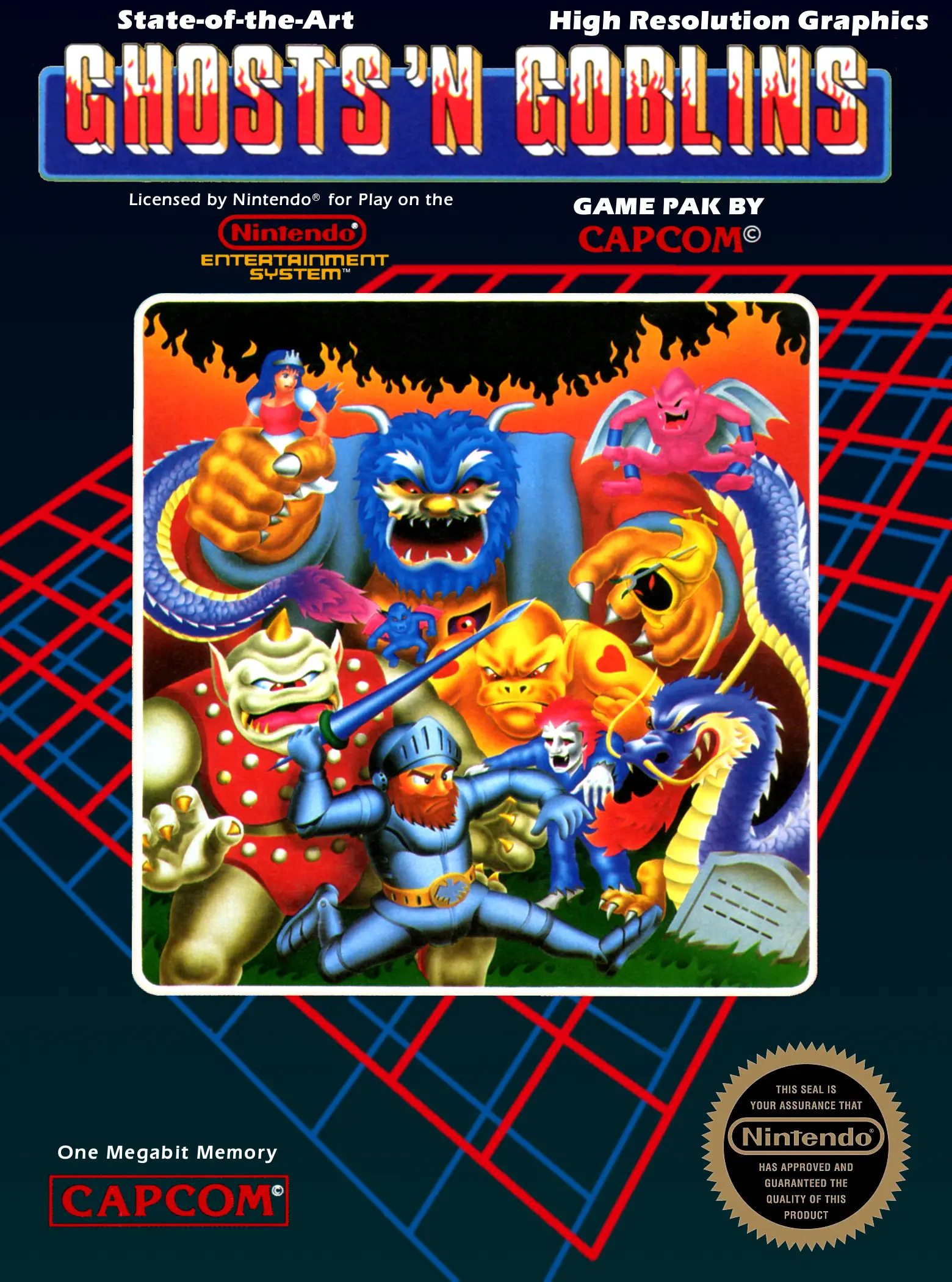 Capa de Ghosts 'n Goblins