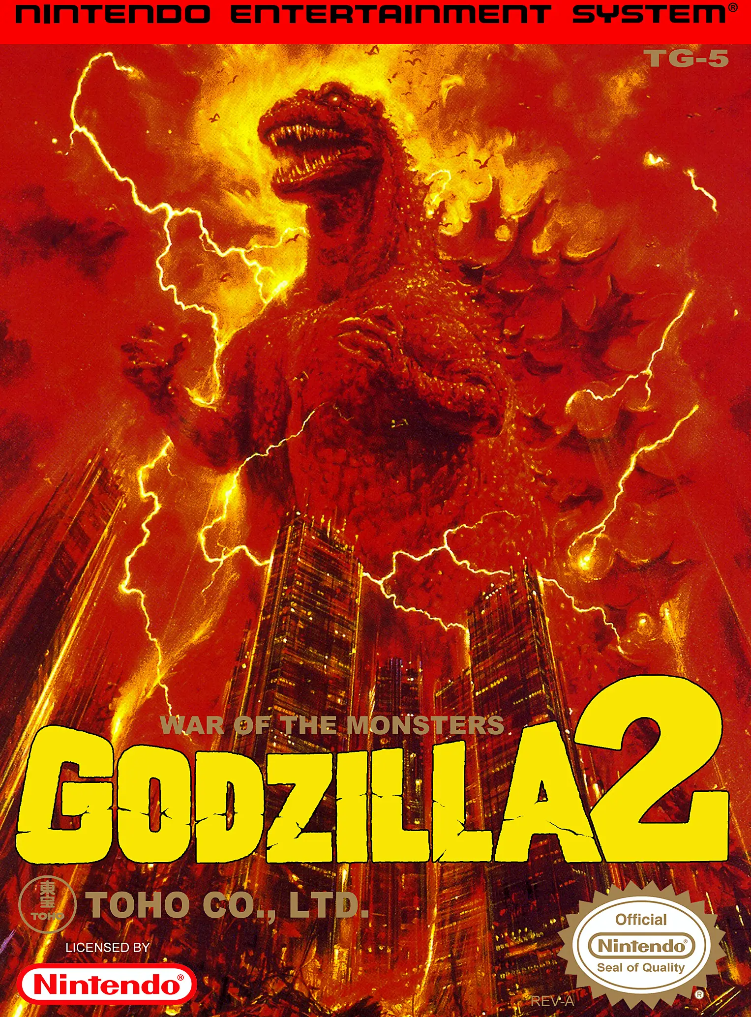 Capa de Godzilla 2: War of the Monsters