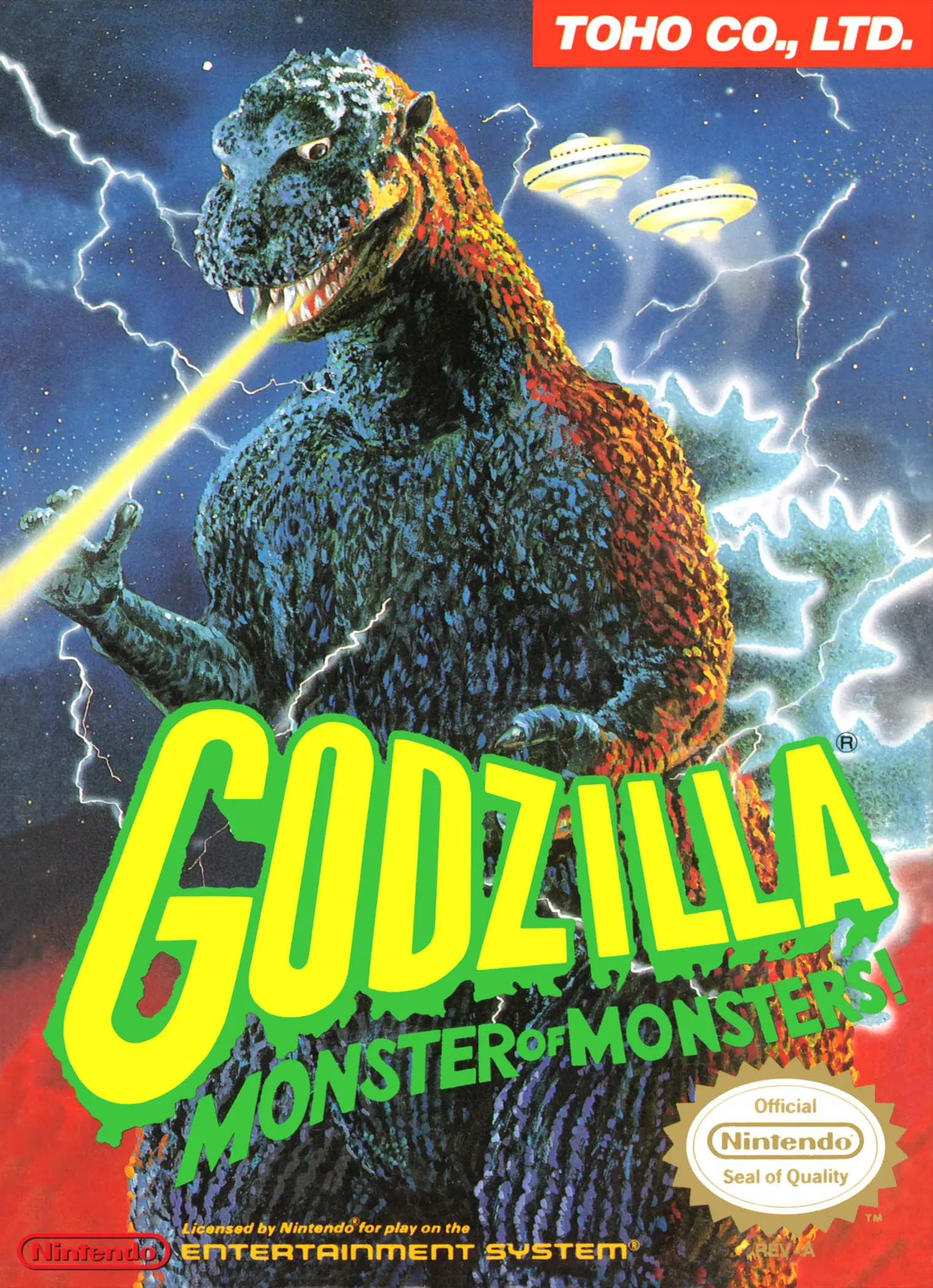 Capa de Godzilla: Monster of Monsters!