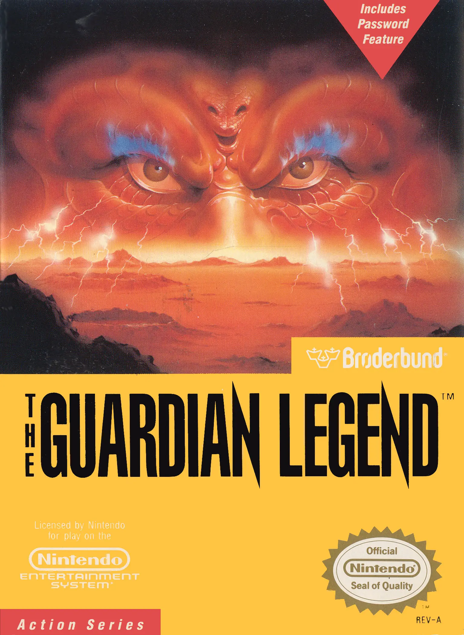 Capa de Guardian Legend