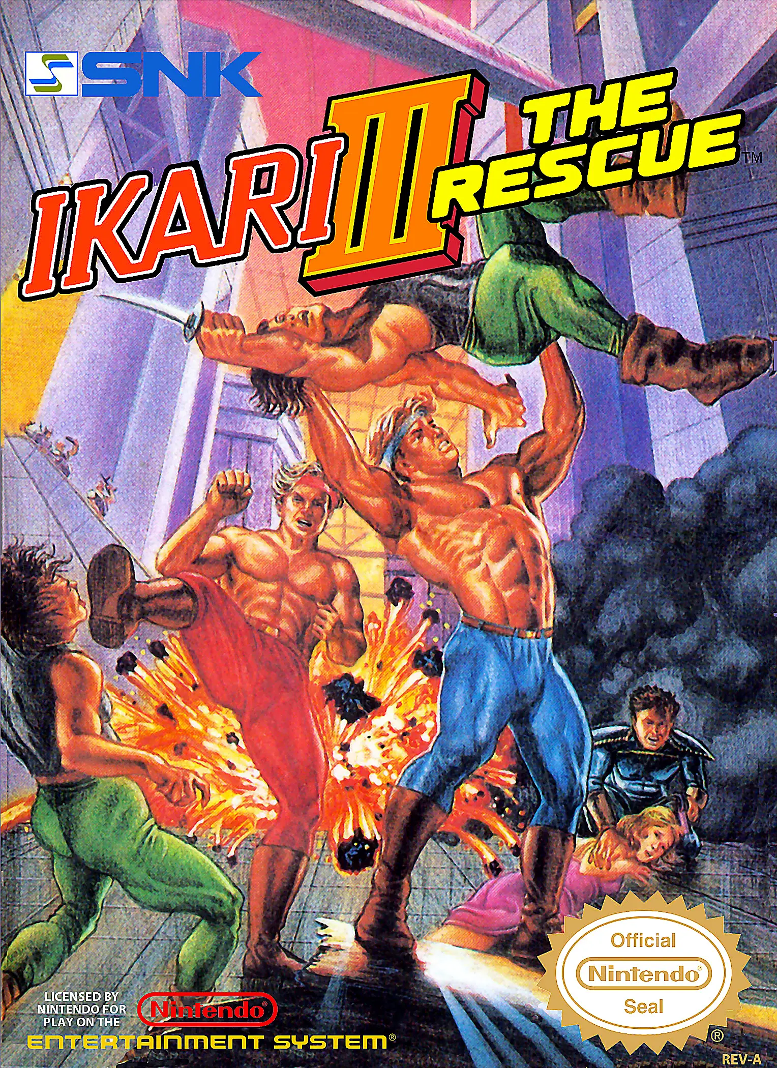 Capa de Ikari III: The Rescue